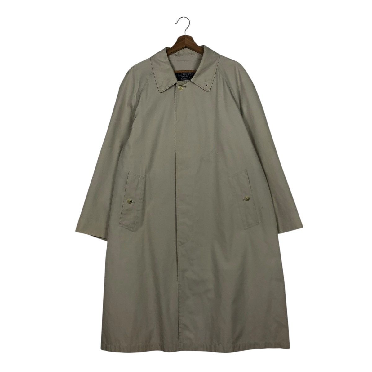 Burberry 🔥VINTAGE LONG JACKET BUTTON BURBERRYS Size US M / EU 48-50 / 2 - 3 Thumbnail