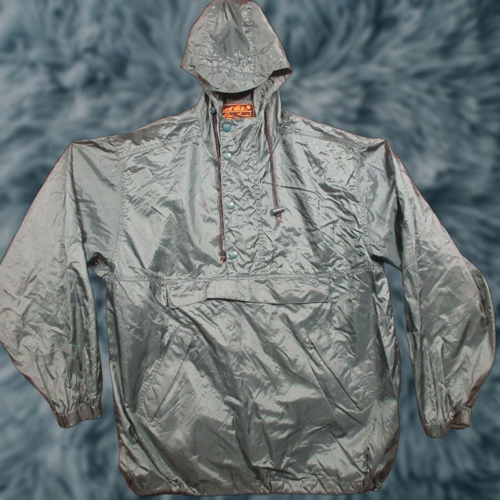 Eddie Bauer VINTAGE Eddie Bauer Windbreaker Jacket Mens M Green 1/2 Zip Lightweight All Seasons Hooded Pockets Zip Wind-Resistant Size US M / EU 48-50 / 2 - 1 Thumbnail