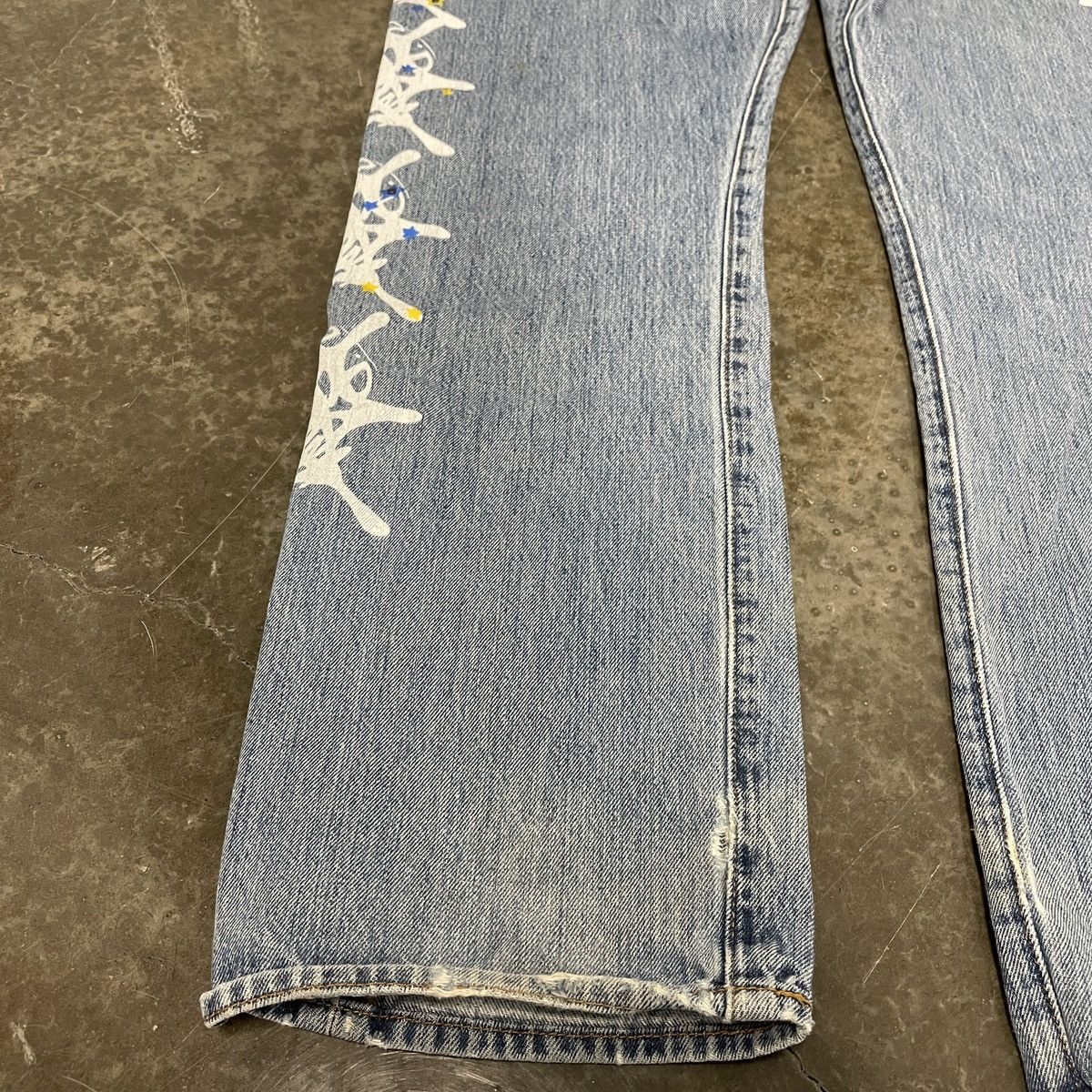 Sp5der Sp5der VINTAGE WEB DENIM Size US 34 / EU 50 - 12 Thumbnail