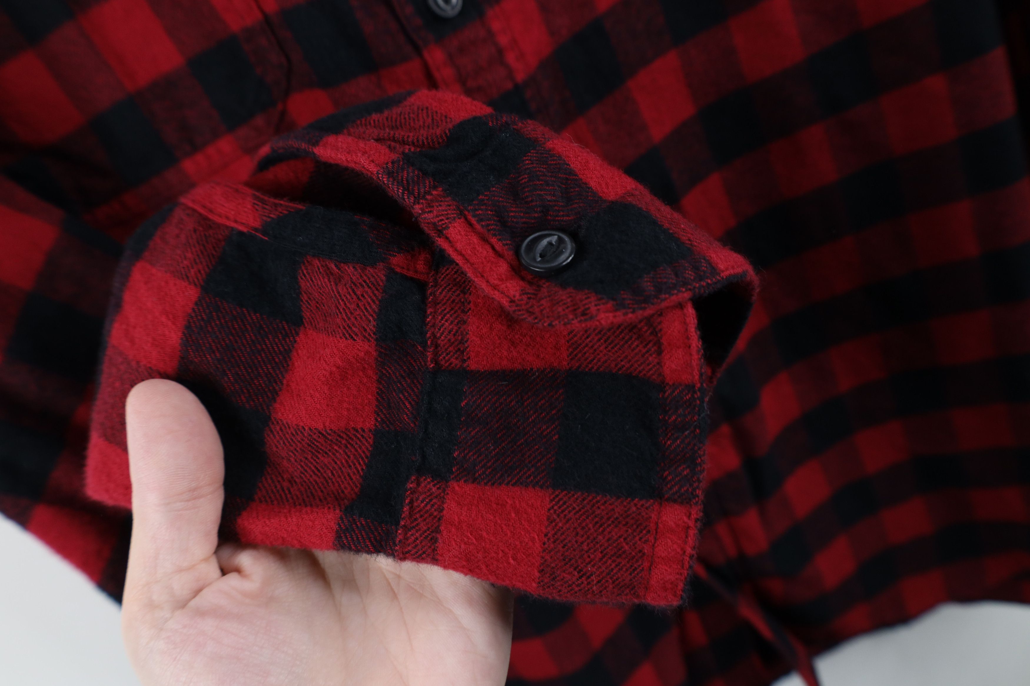 J.Crew J Crew Buffalo Plaid Flannel Collared Button Shirt Cotton Size US L / EU 52-54 / 3 - 5 Thumbnail