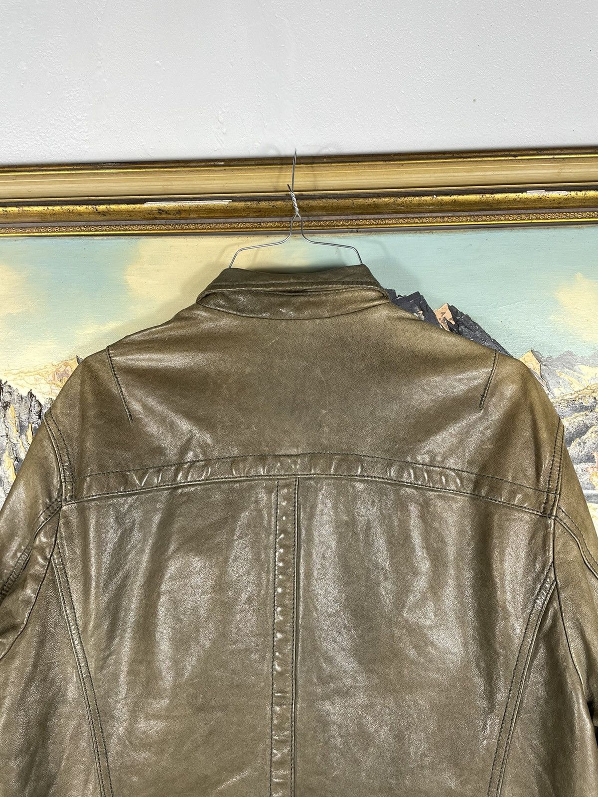 Allsaints × Japanese Brand Allsaints Spitalfields vintage retro y2k 00s leather jacket Size US L / EU 52-54 / 3 - 11 Thumbnail
