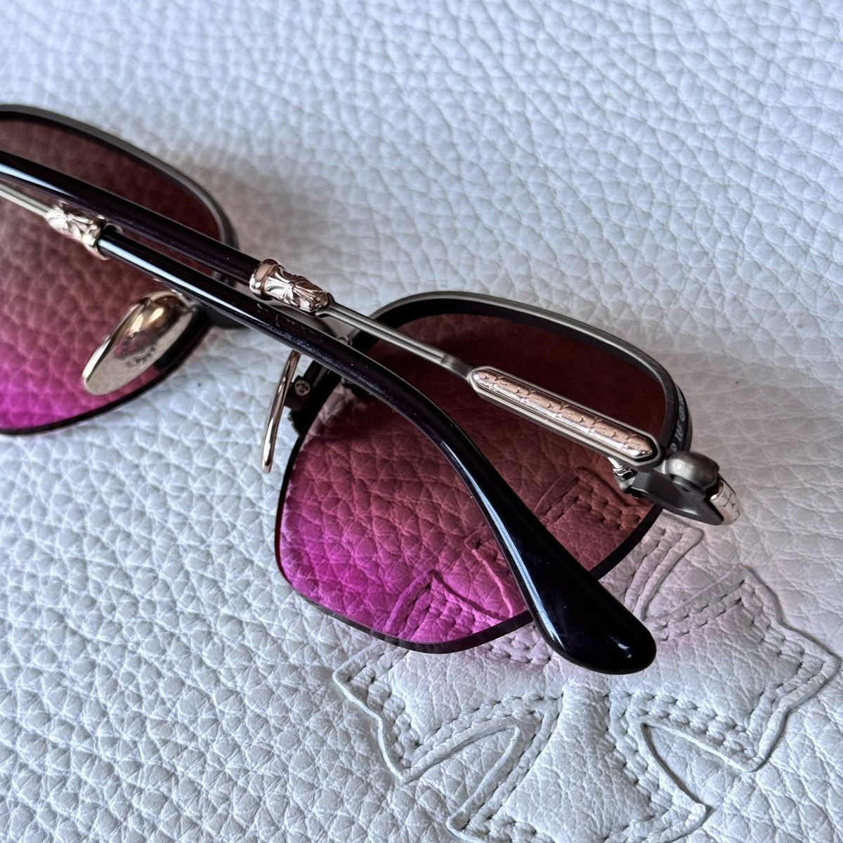 Chrome Hearts Chrome Hearts Frosted 1/1 ‘Pink Ombré’ Sunglasses Size ONE SIZE - 3 Thumbnail