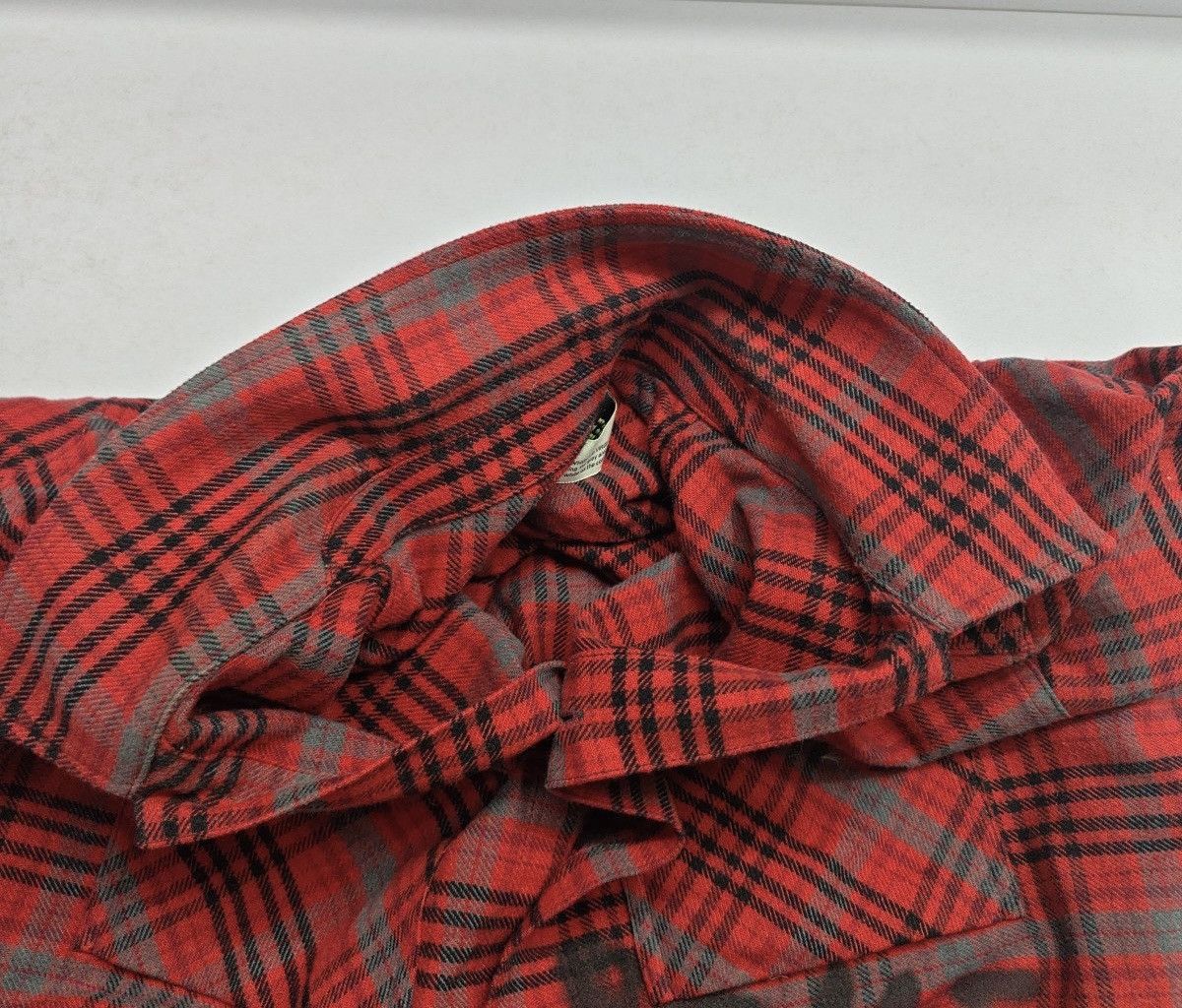 Off-White Off-White red and black plaid cotton flannel shirt Size US M / EU 48-50 / 2 - 7 Thumbnail