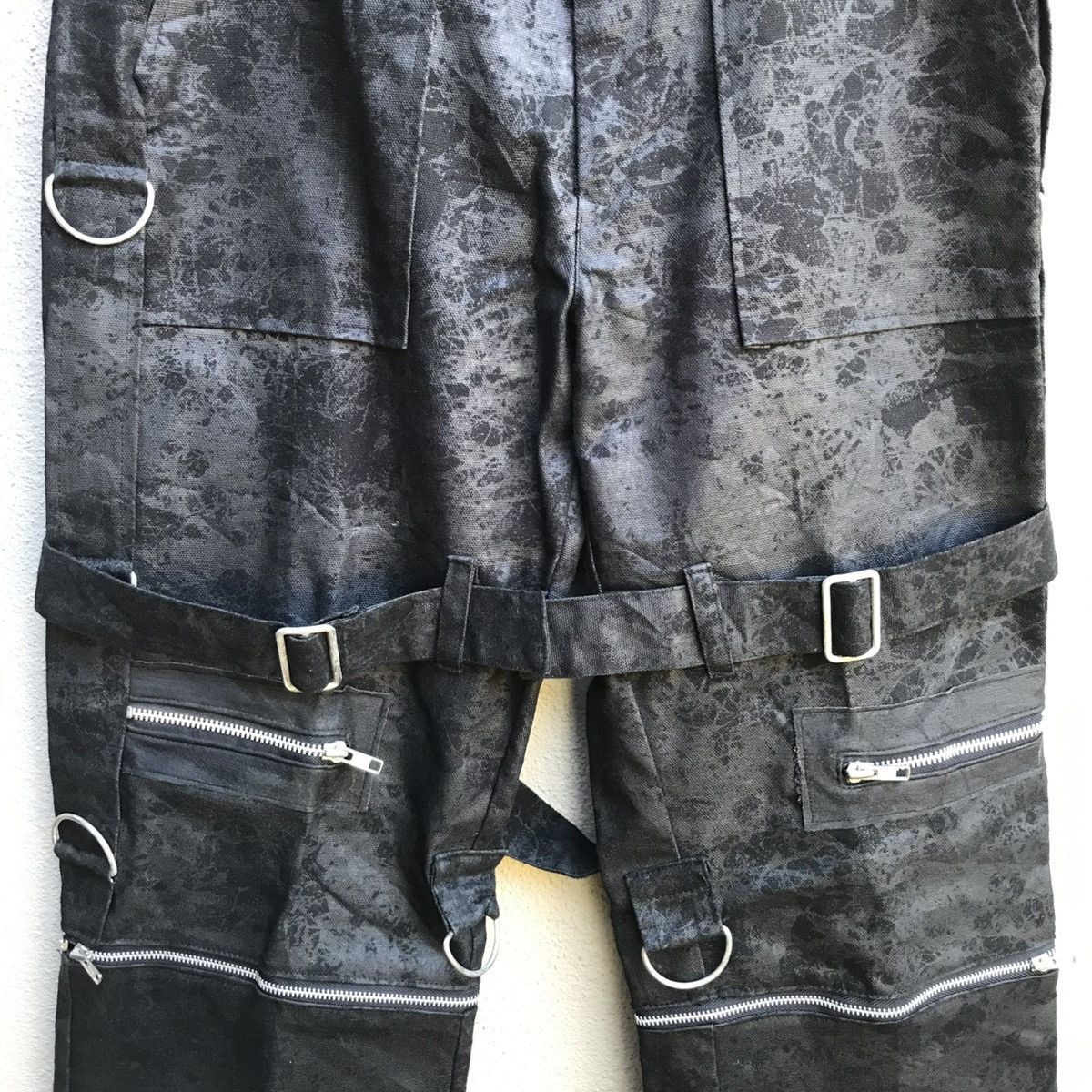 Japanese Brand JAPANESE punk bondage pants tactical Size US 33 - 3 Thumbnail