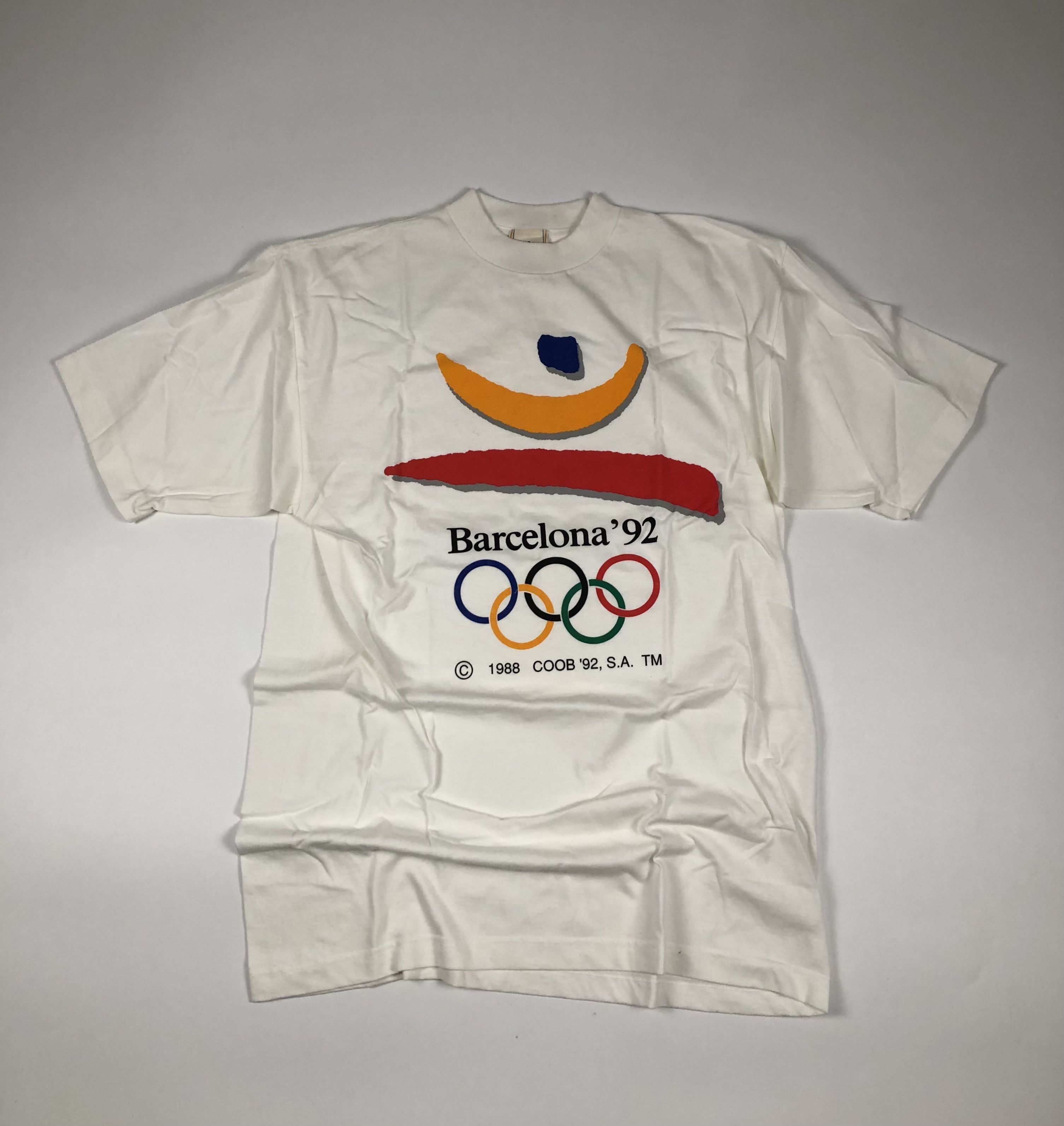 Vintage 1992 Olympic Games Barcelona Vintage T-Shirt Size US M / EU 48-50 / 2 - 1 Thumbnail
