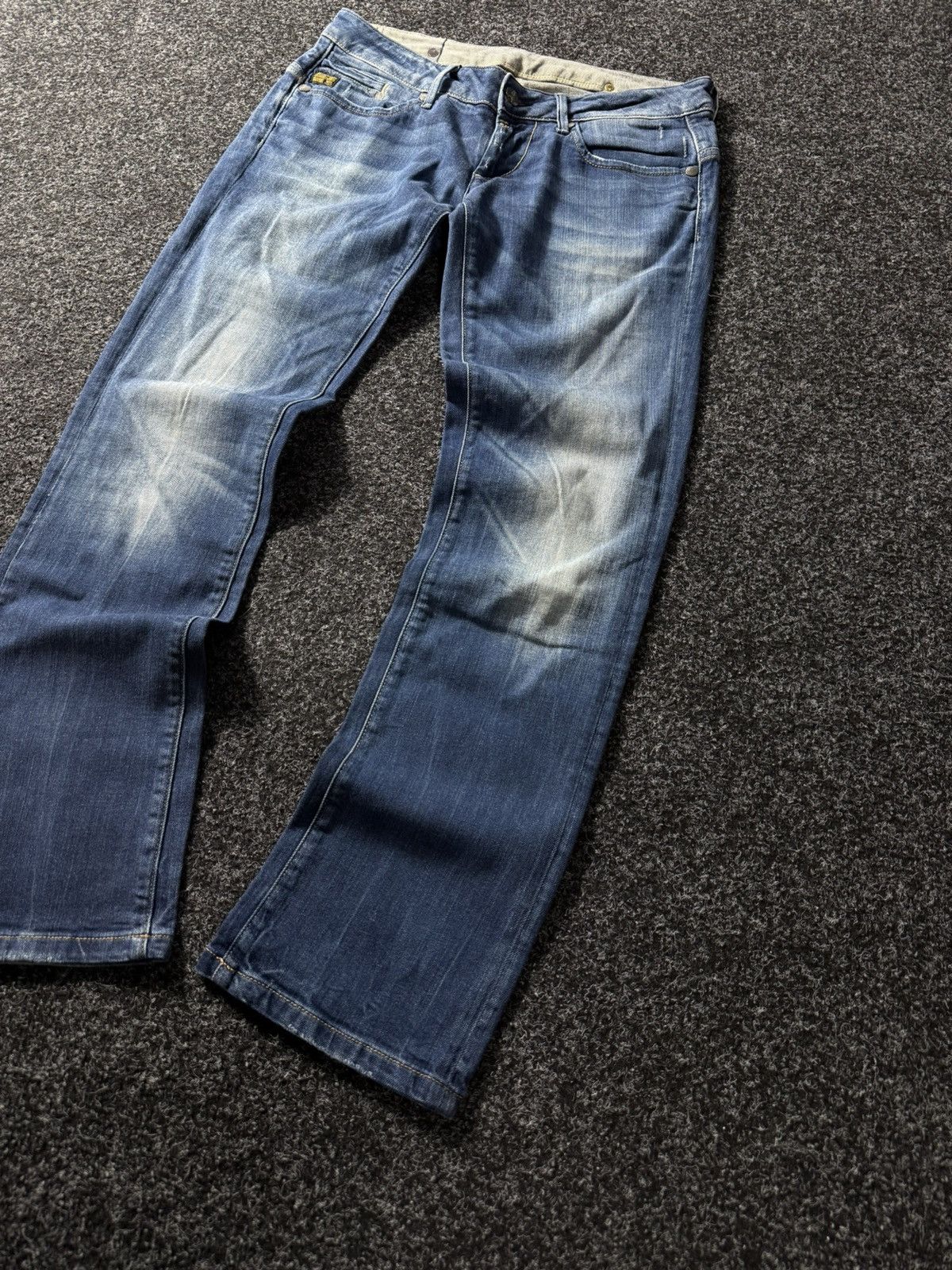 G-Star × Vintage Vintage 90s G-Star Raw Denim Jeans Pants Baggy Size 29" - 3 Thumbnail