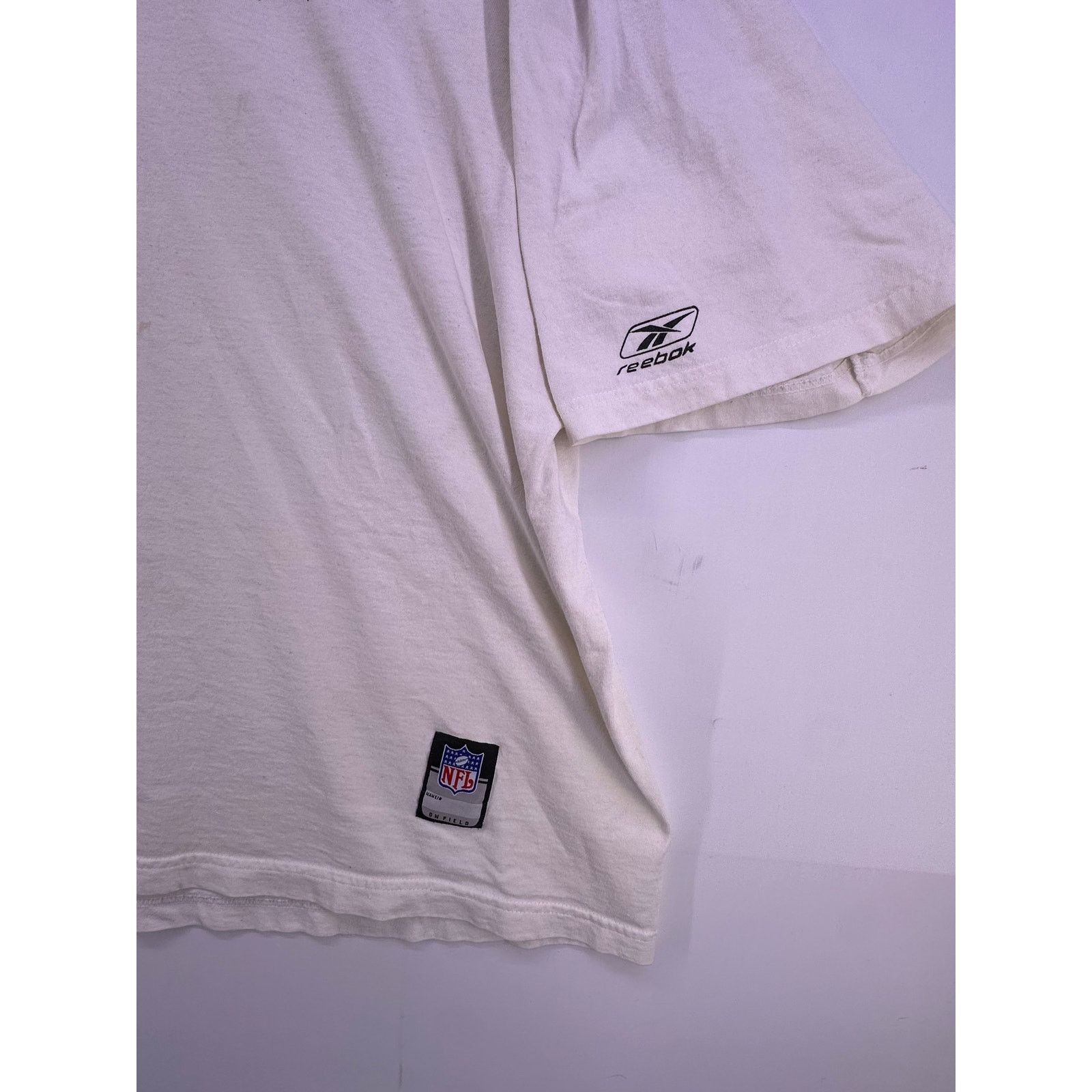 Reebok Vintage Reebok NFL MN Vikings White Tshirt Size 2XL Size US XXL / EU 58 / 5 - 4 Thumbnail