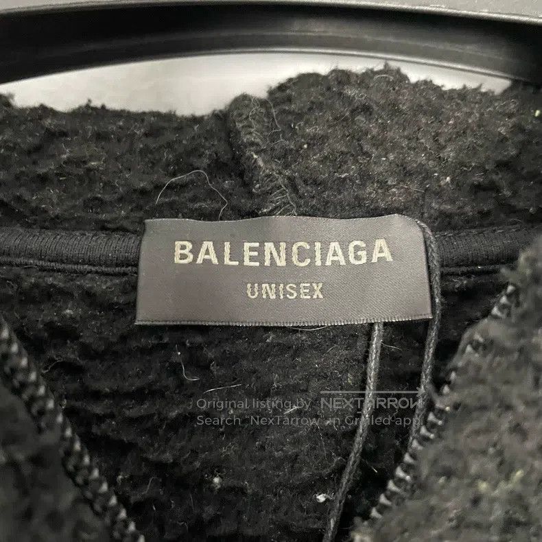 Balenciaga Balenciaga Mud Stained Love Heart Teddy Fleece Jacket Hood Size US M / EU 48-50 / 2 - 3 Thumbnail