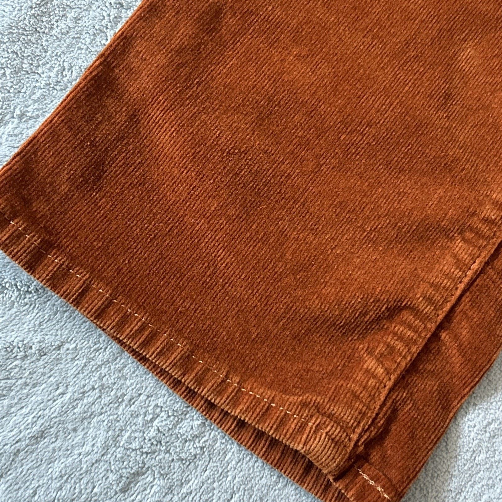 Levi's Levis 724 Corduroy Pants Womens 33x25 Tapered Button Fly Size 33" - 3 Thumbnail