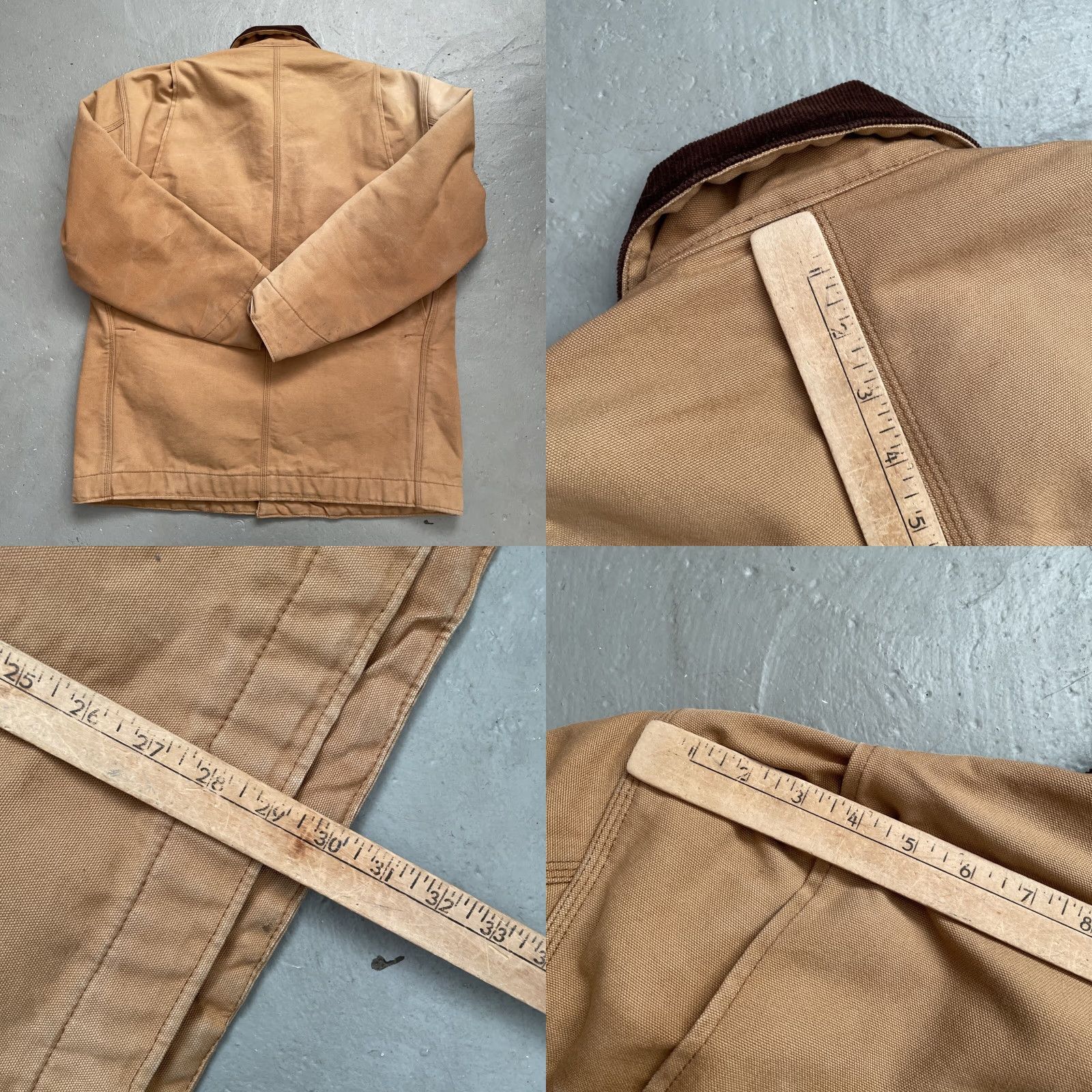 Vintage VINTAGE Lapco Canvas Southwestern Blanket Lined Chore Work Jacket 42R Brown USA 80s 90s? Unisex Adults Jacket Mens Womens Size US XS / EU 42 / 0 - 8 Thumbnail