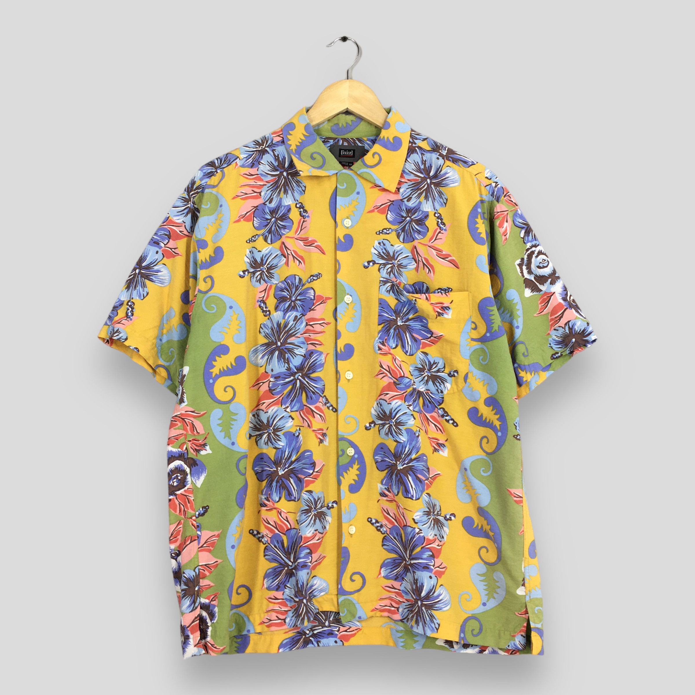 Vintage Vintage Flower Hibiscus Hawaiian Aloha Wear Shirt Medium Size US M / EU 48-50 / 2 - 1 Thumbnail