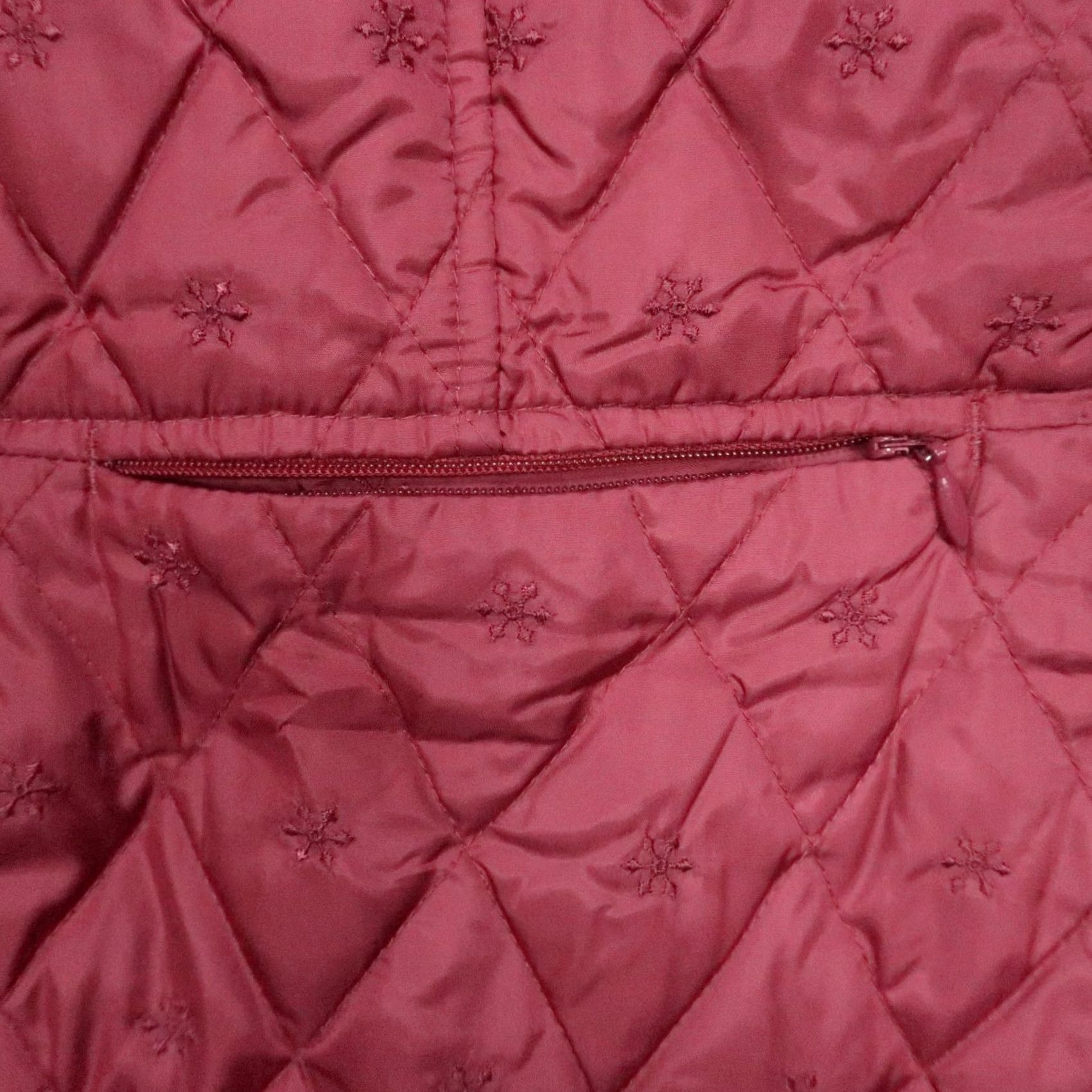 Eddie Bauer Eddie Bauer Jacket Womens Large Tall Pink Goose Down 650 Fill Power Snap Button Jacket Size L / US 10 / IT 46 - 5 Thumbnail