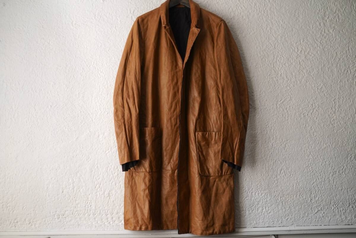 Carpe Diem 04SS Washable Leather Coat Size US M / EU 48-50 / 2 - 1 Thumbnail
