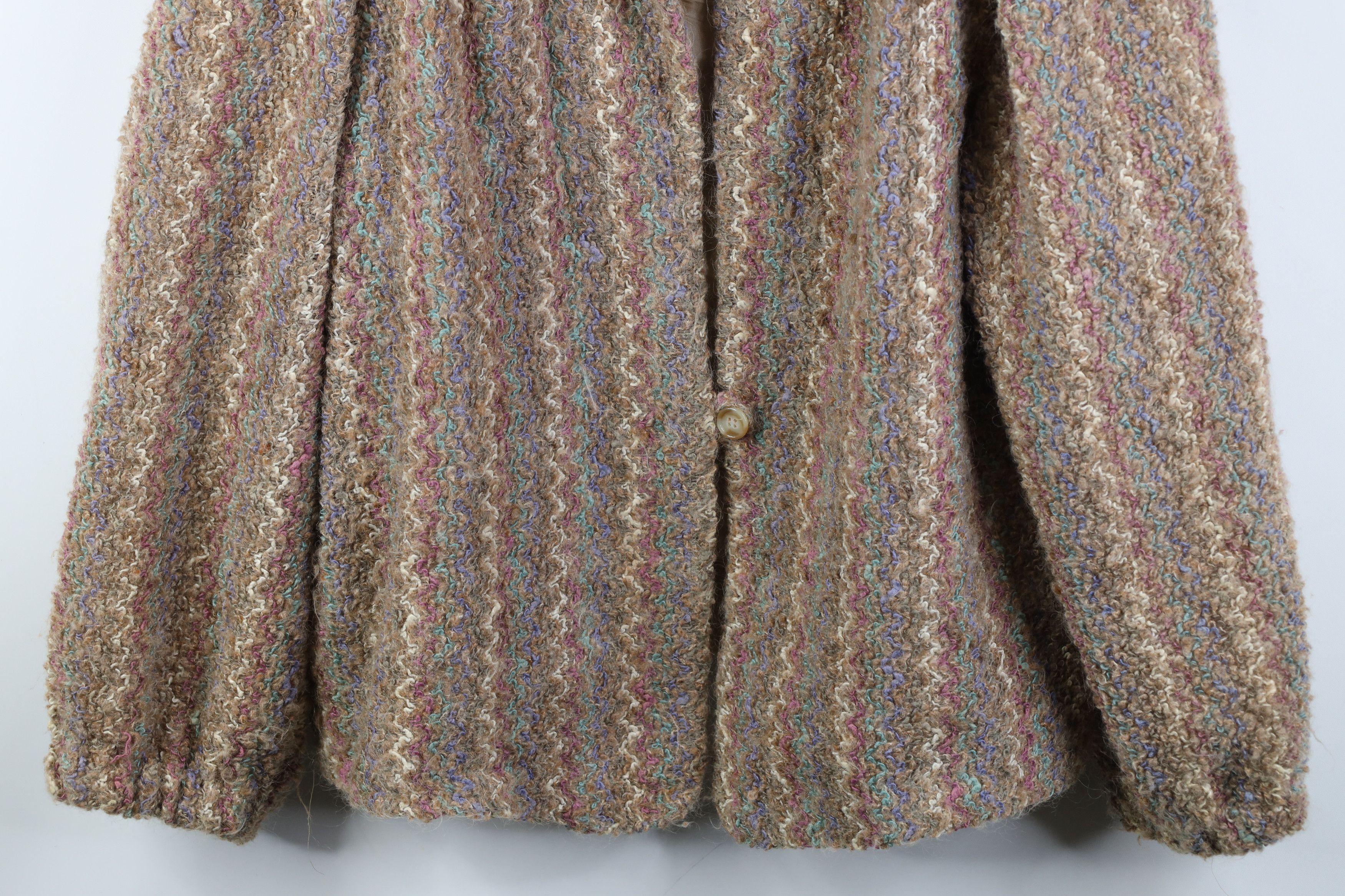 Vintage Vintage 70s Streetwear Pastel Striped Blazer Jacket USA Size XS / US 0-2 / IT 36-38 - 3 Thumbnail