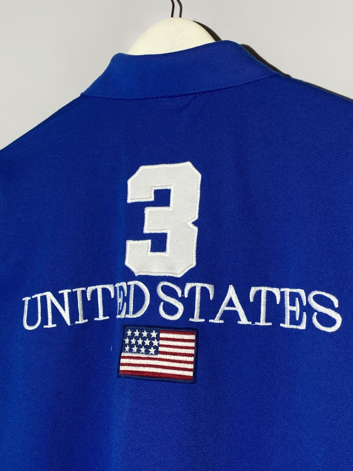 Polo Ralph Lauren 🔥 VINTAGE POLO RALPH LAUREN USA FLAG Y2K T-SHIRT CHIEF KEEF Size US M / EU 48-50 / 2 - 3 Thumbnail