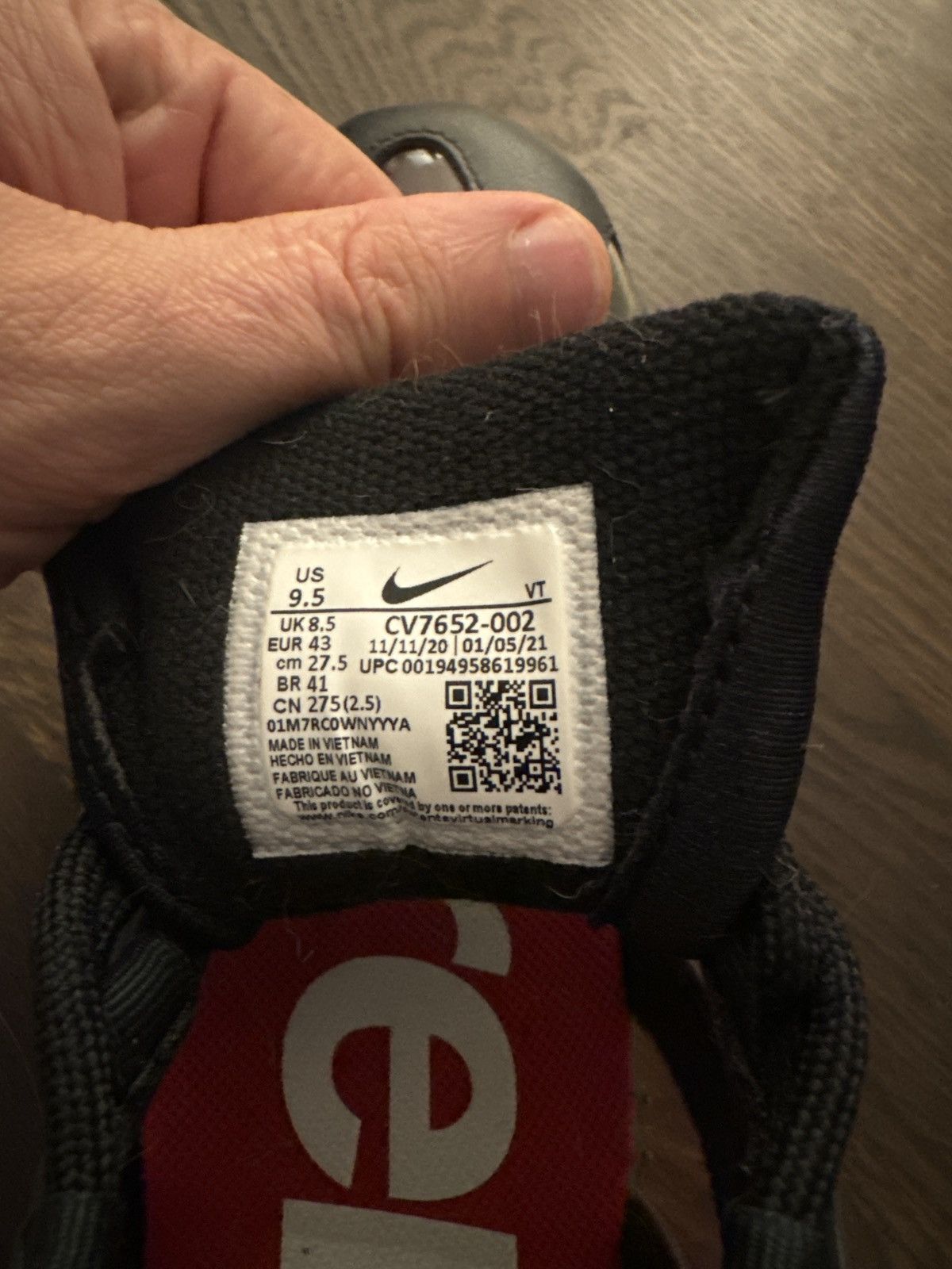Nike × Supreme Nike x Supreme Air Max 96 Size US 9.5 / EU 42-43 - 10 Thumbnail