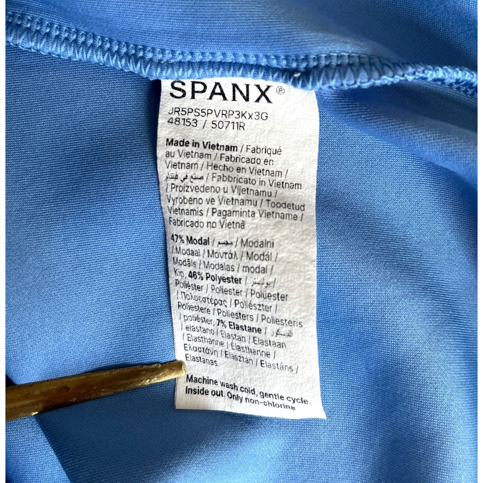 Spanx SPANX Women’s AirEssentials Blue Hoodie M Shirt Pullover Hooded Lightweight Stretch Womens Boys? Size M / US 6-8 / IT 42-44 - 7 Thumbnail