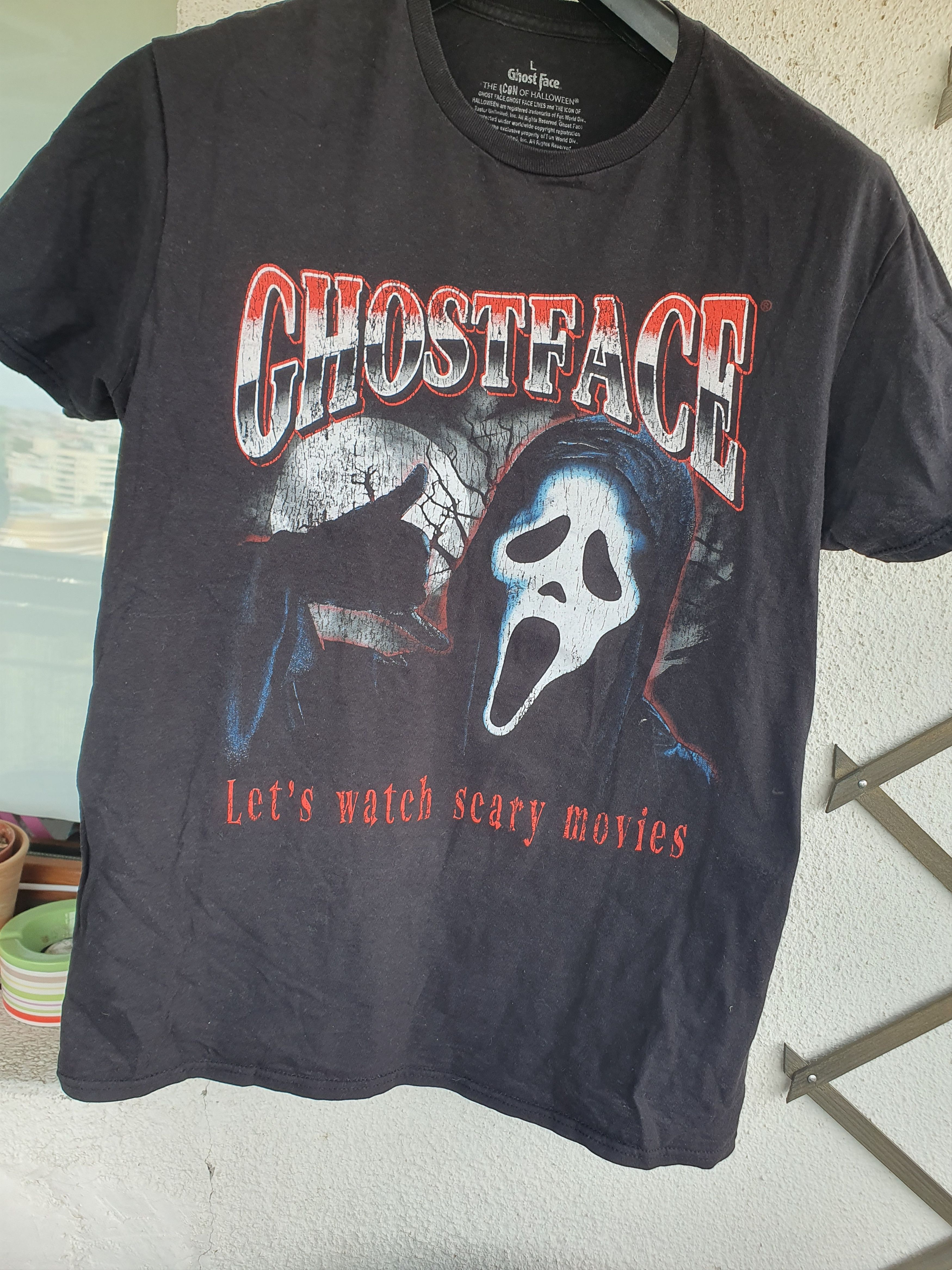 Swagger Ghostface Icon Of Halloween Let's Watch Scary Movies tee L Size US L / EU 52-54 / 3 - 1 Thumbnail