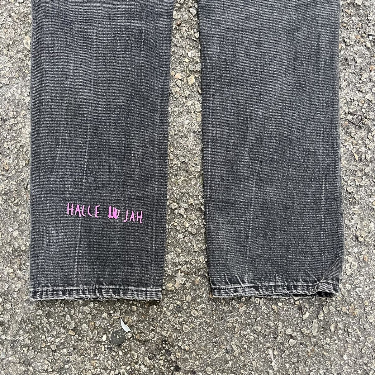 Alexander Wang Alexander Wang Cult “No After Party” Straight Leg Jeans Size 28" / US 6 / IT 42 - 13 Thumbnail
