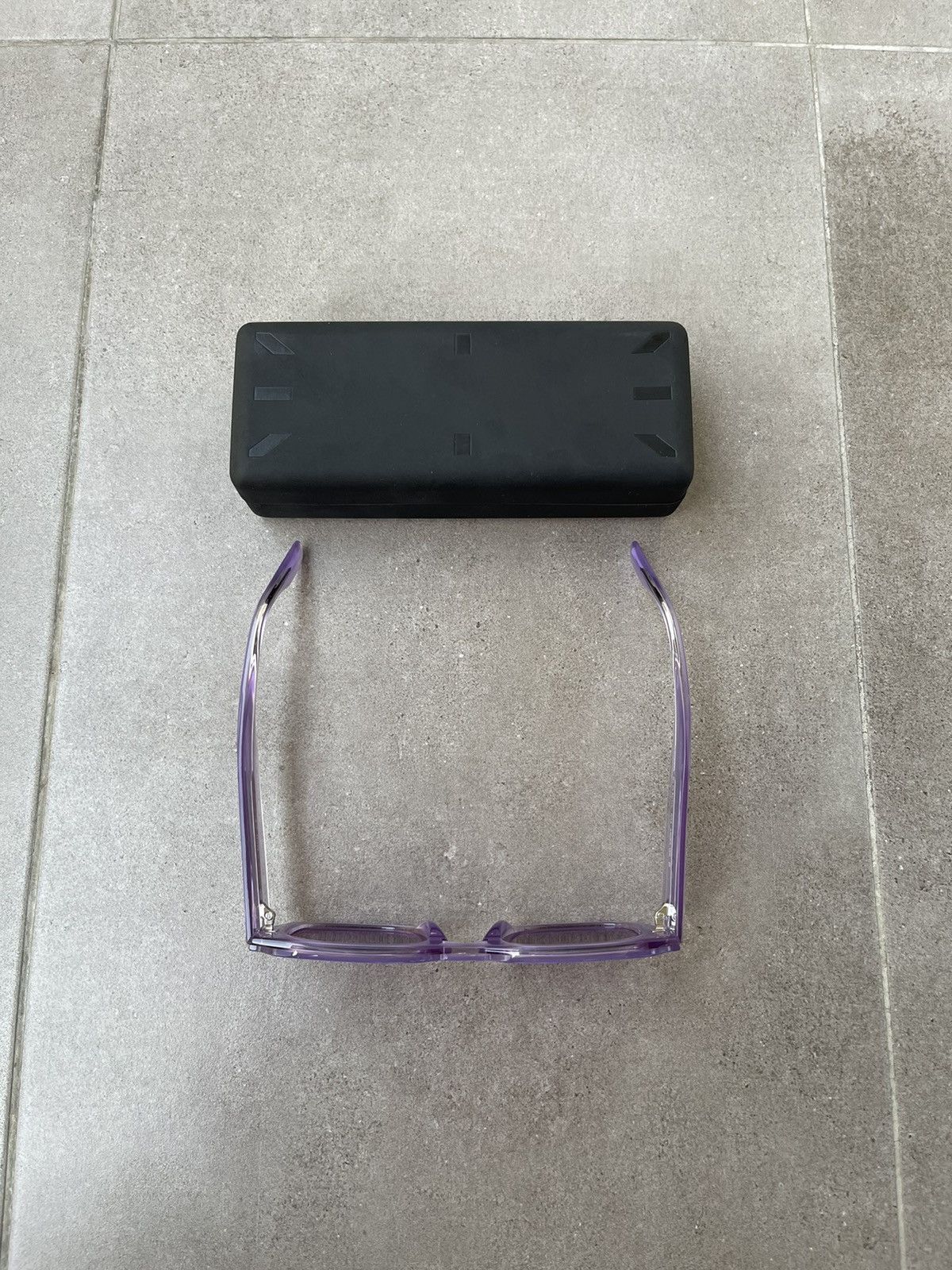 Alexander McQueen × McQ Alexander McQueen !DS! SS23 Alexander Mcqueen MQ0359S Violet Square Sunglasses Size ONE SIZE - 18 Thumbnail