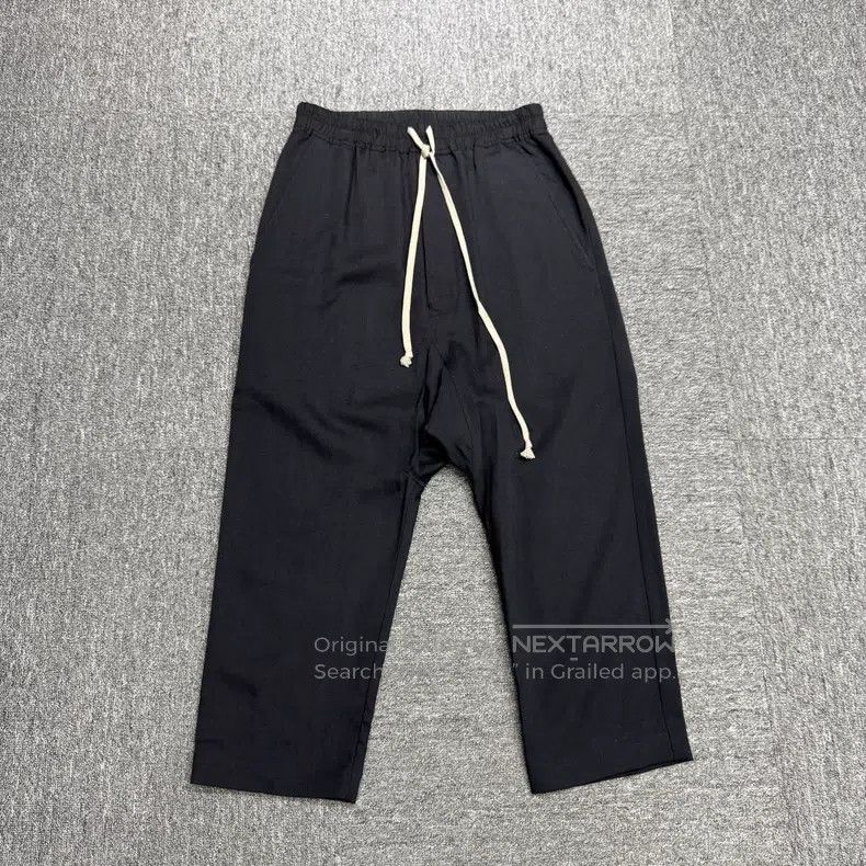 Rick Owens Rick Owens Mainline wool cropped pants Size US 36 / EU 52 - 1 Thumbnail