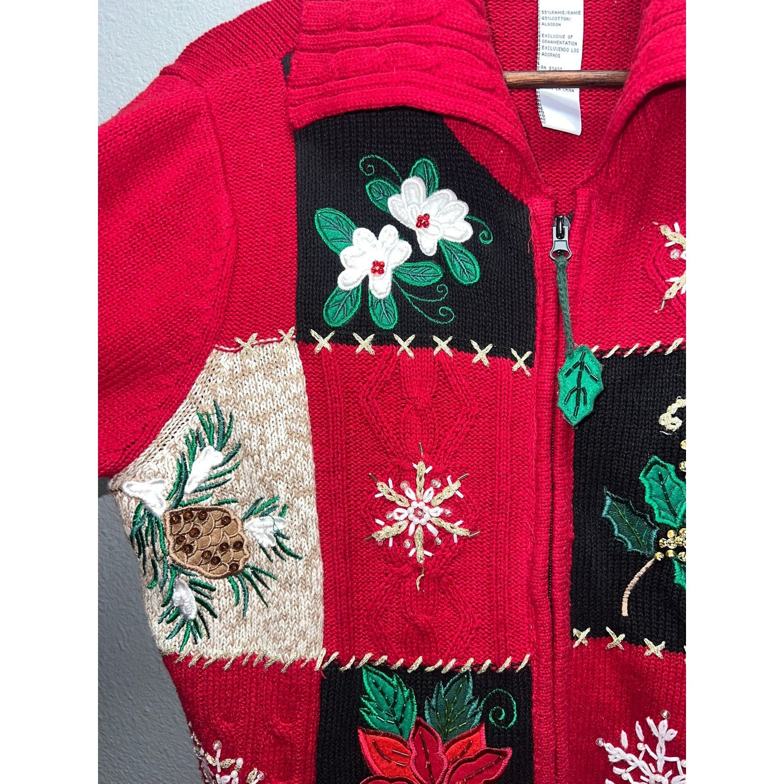 Vintage Tiara Christmas Collection Sweater International Winter L Size L / US 10 / IT 46 - 2 Thumbnail