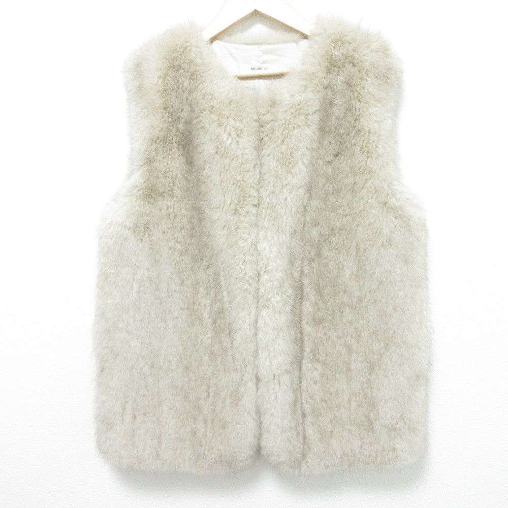 Other Other Rouge vif Eco Fur Vest Others Outerwear 3149-00-30000 DUTY FREE for USA Size ONE SIZE - 1 Thumbnail