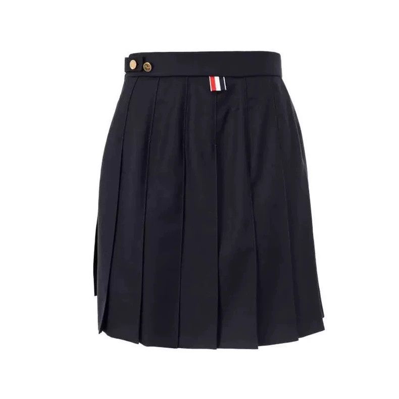 Thom Browne Thom Browne Dark blue pleated skirt Size 25" / US 0 / IT 36 - 2 Thumbnail