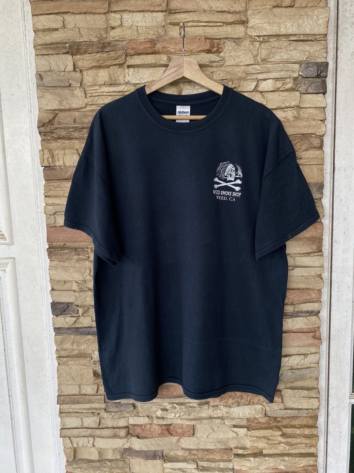 Band Tees × Vintage Skull Rasta Pirate Smoke Weed Tee rastafari jah wiz snoop Size US XL / EU 56 / 4 - 4 Thumbnail