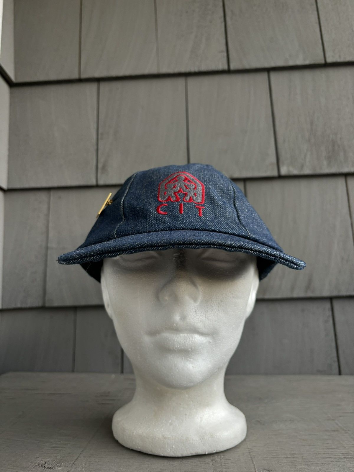 Levi's Vintage Levi's Red Tab Hat Dark Denim Snapback Blue Jean 90s Size ONE SIZE - 3 Thumbnail