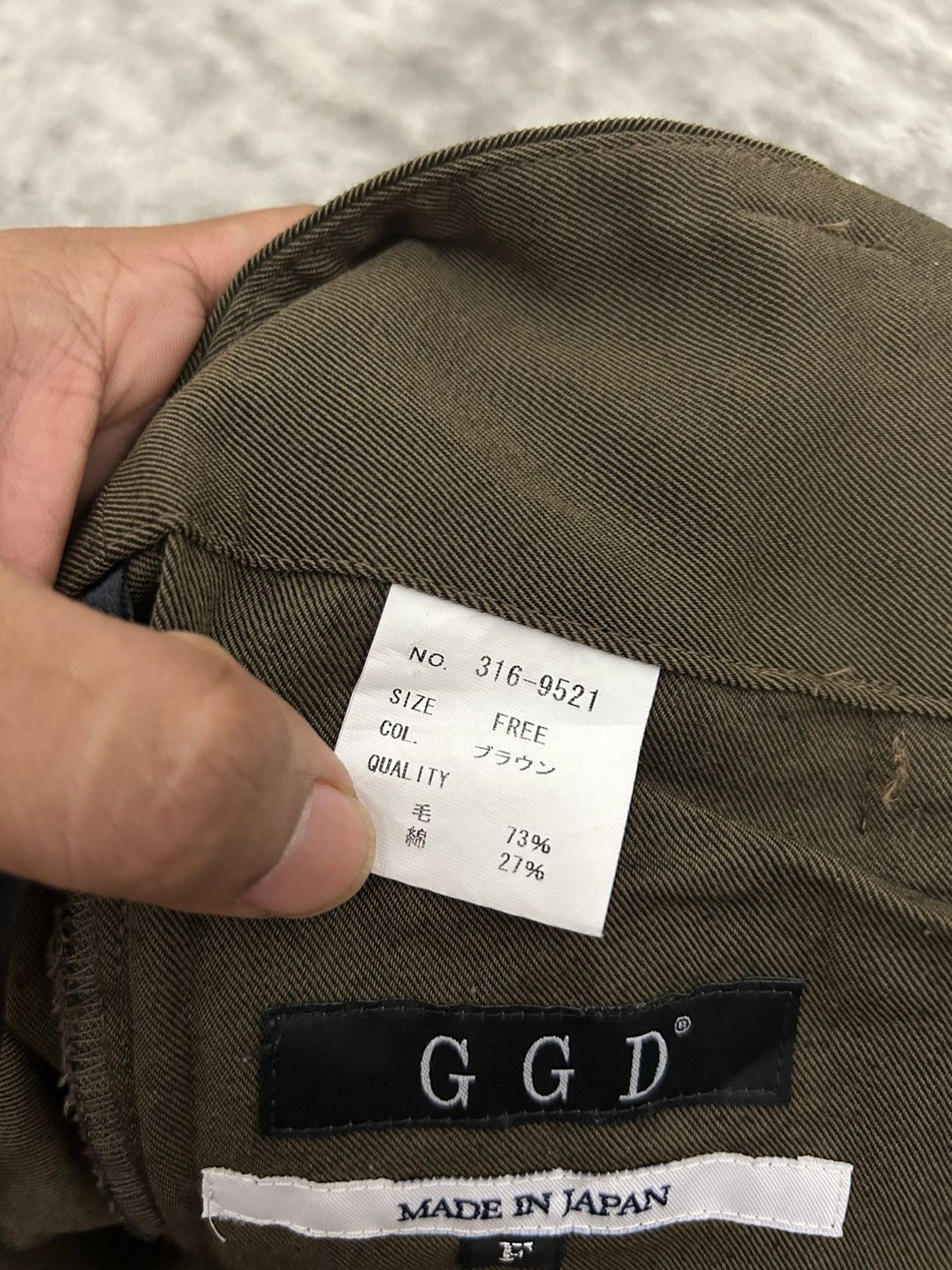 Seditionaries Japanese Brand GGD Wool Double Buckle Three Quarter Pants Size US 31 - 16 Thumbnail