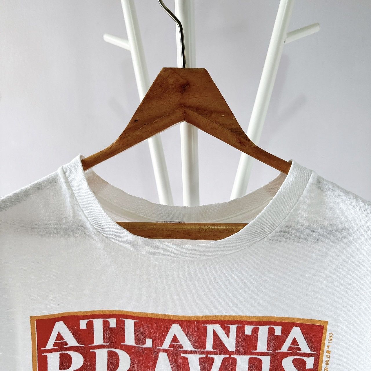 Starter × Vintage 90s Atlanta Braves MLB t-shirt/ XL Size US XL / EU 56 / 4 - 2 Thumbnail