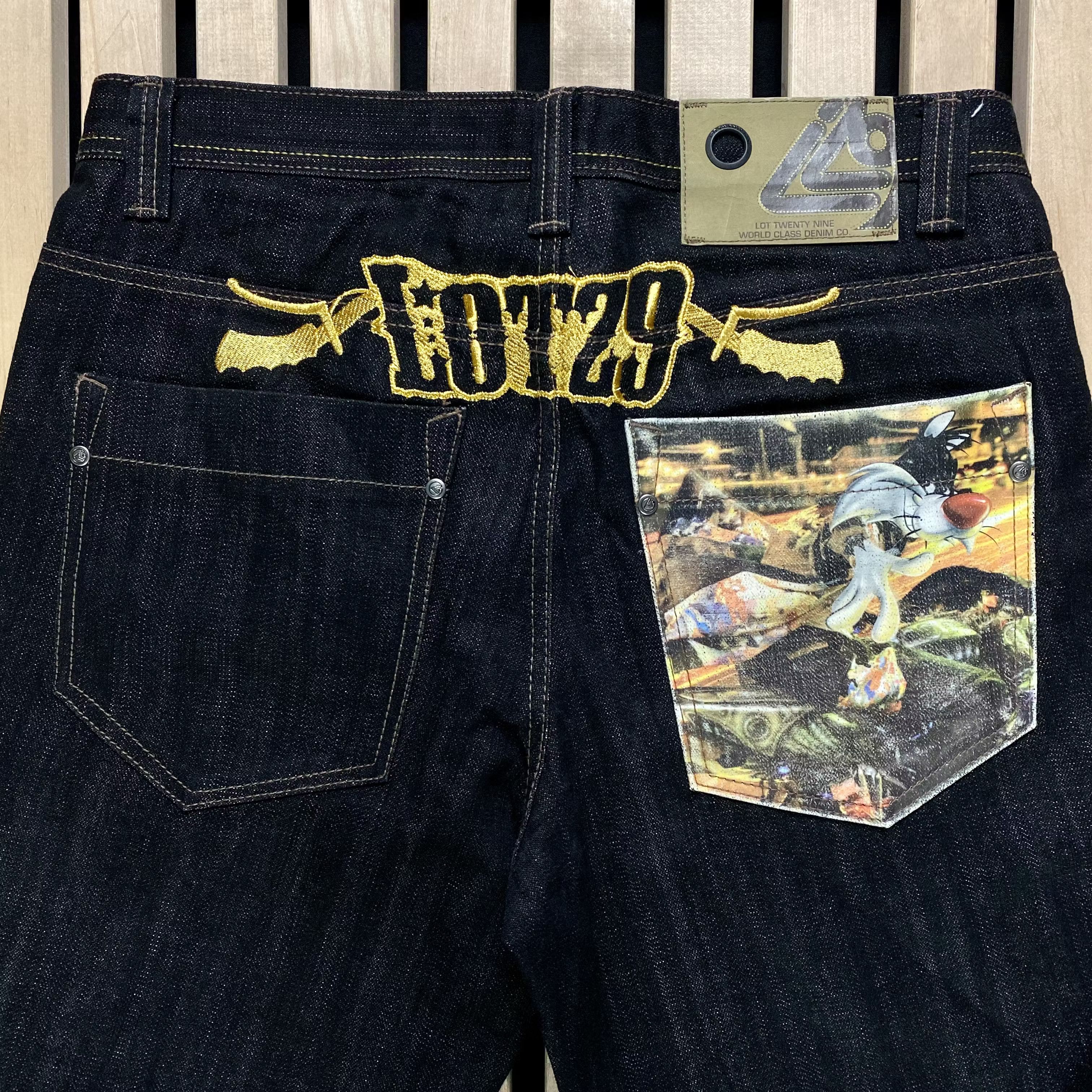 Vintage × Warner Bros Mens Vintage Denim Jeans Lot29 Looney Tunes Size 34 Size US 34 / EU 50 - 7 Thumbnail