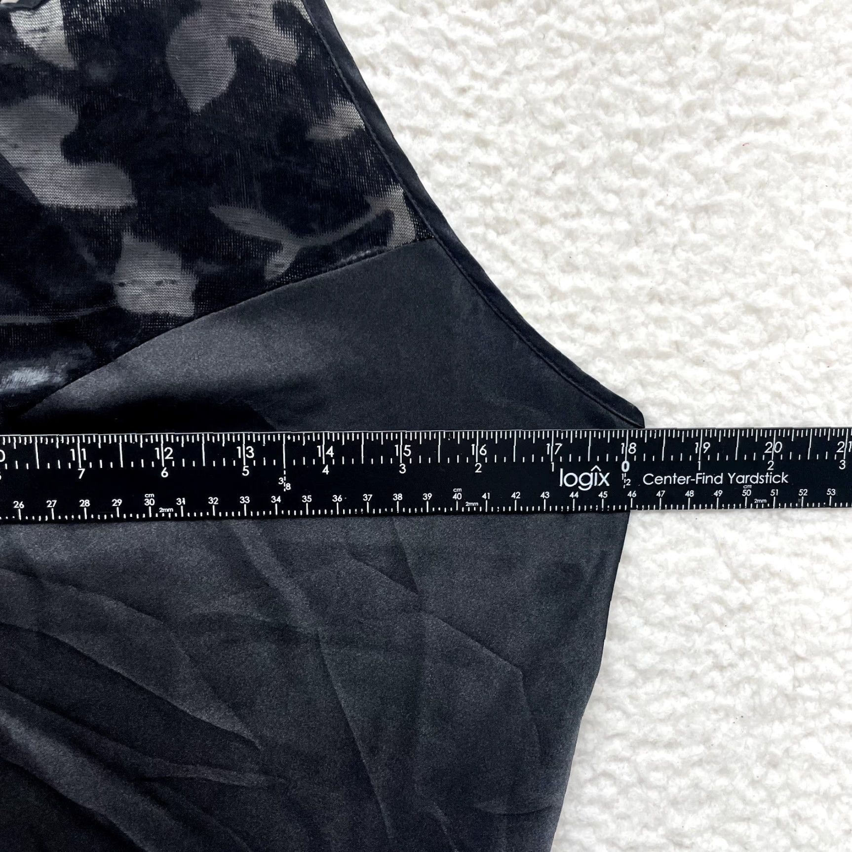 Vintage VINTAGE 90s Y2K Slip Dress Black Floral Satin Chemise Lingerie Large Size L / US 10 / IT 46 - 5 Thumbnail
