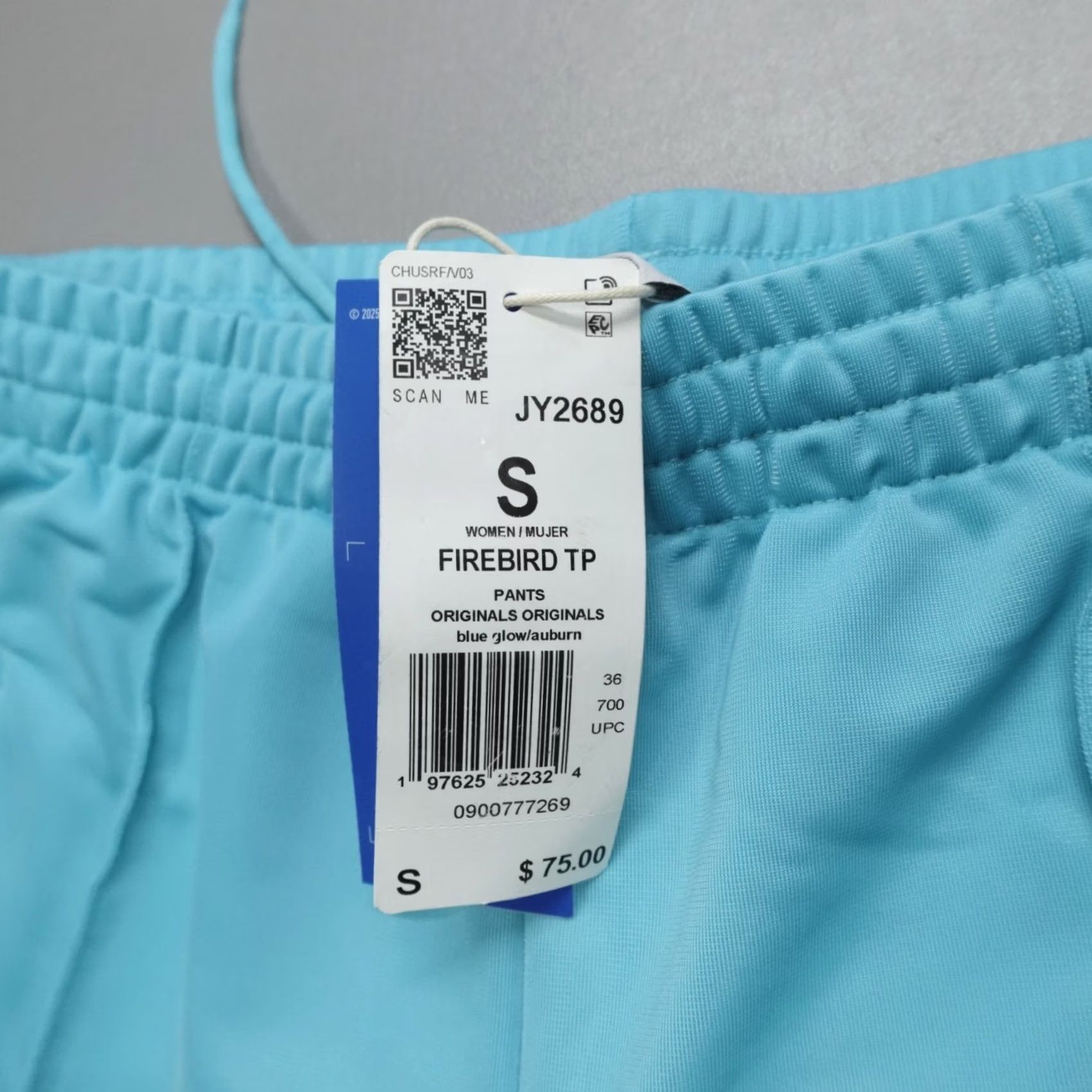Adidas ADIDAS ORIGINALS Firebird Track Pants Women's S Blue Glow JY2689 Track Pants Adidas Originals Women’s Size S Blue Glow Wide-Leg Pockets Elastic Waist Size 28" / US 6 / IT 42 - 3 Thumbnail