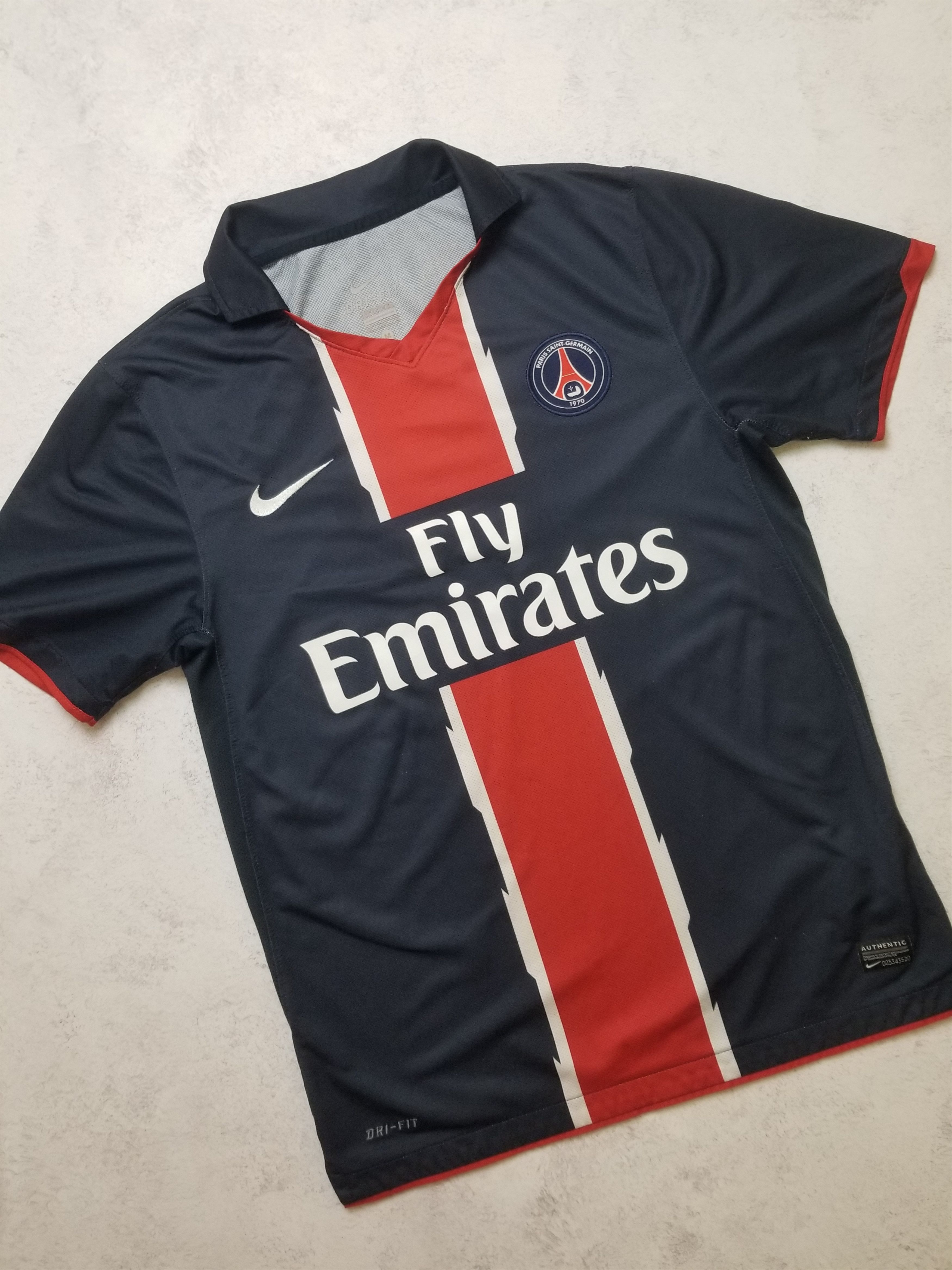 Nike PARIS SAINT GERMAIN 2010 2011 HOME JERSEY Size US M / EU 48-50 / 2 - 9 Thumbnail