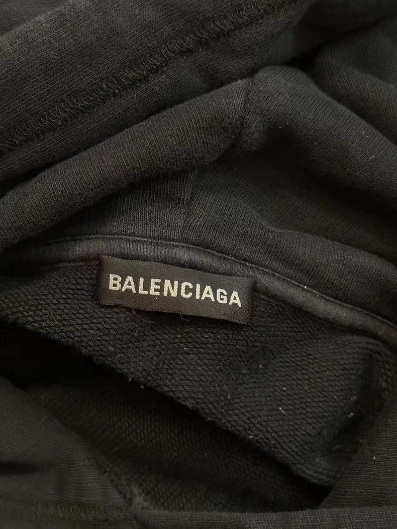 Balenciaga Balenciaga Black Rainbow Wheat Ear Hoodie Size US M / EU 48-50 / 2 - 3 Thumbnail