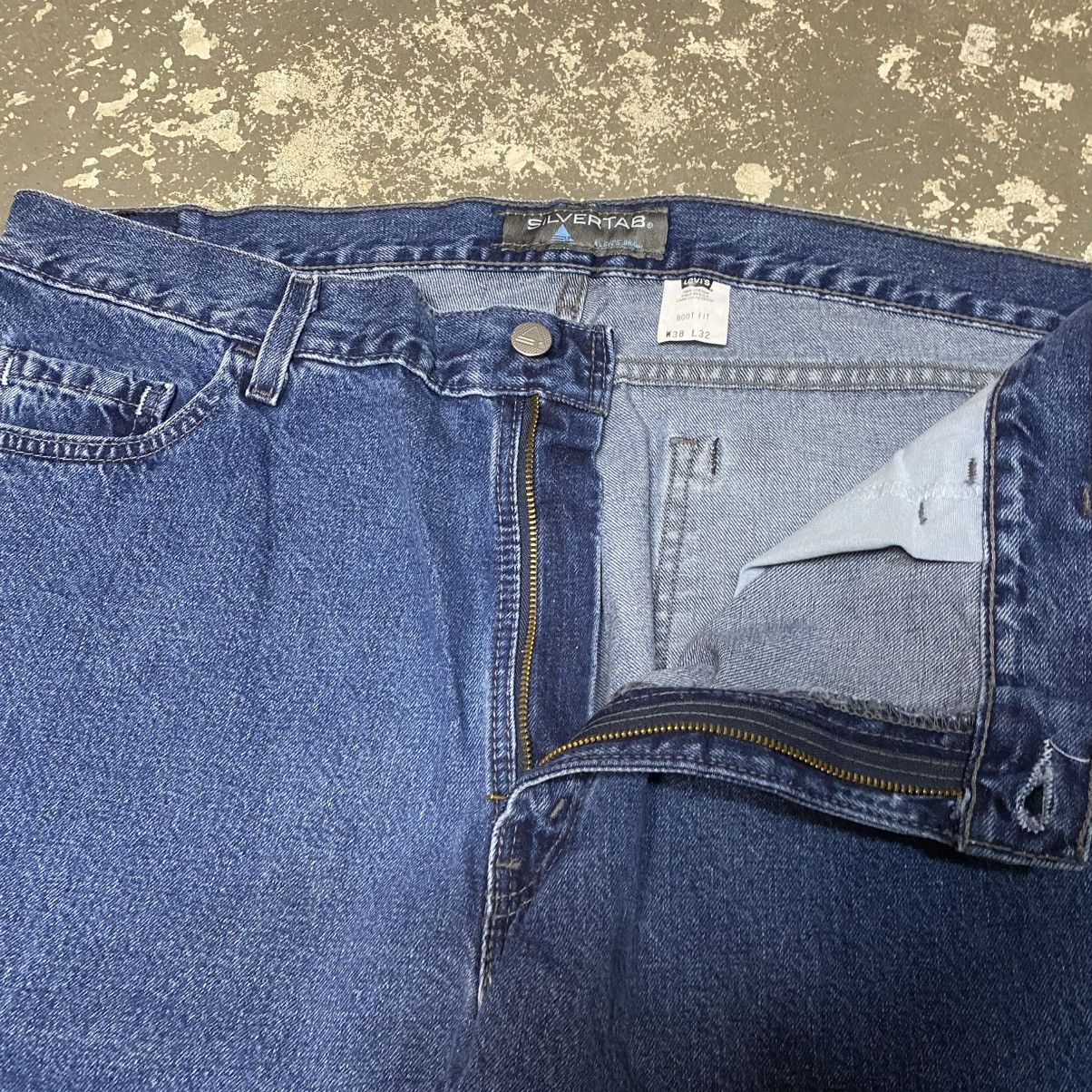 Levi's × Vintage Vintage Levi’s SilverTab Navy Baggy Boot Cut Fit Pants USA Size US 39 - 6 Thumbnail