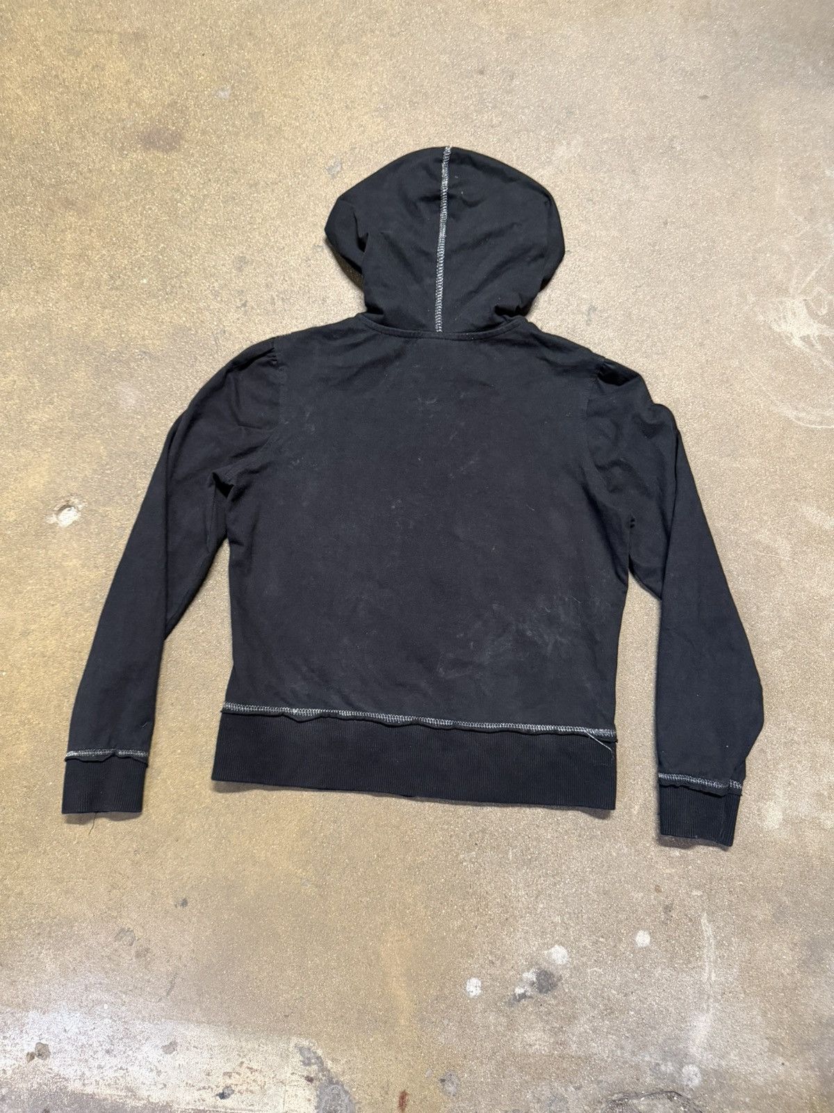 Vintage Vintage Y2K gothic emo zip up hoodie extra small Size XS / US 0-2 / IT 36-38 - 6 Thumbnail