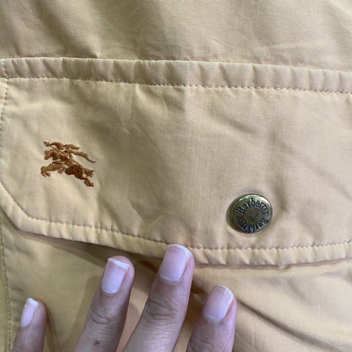 Burberry Vintage 90s Burberrys London Hooded Field Jacket - Tan Size US L / EU 52-54 / 3 - 12 Thumbnail