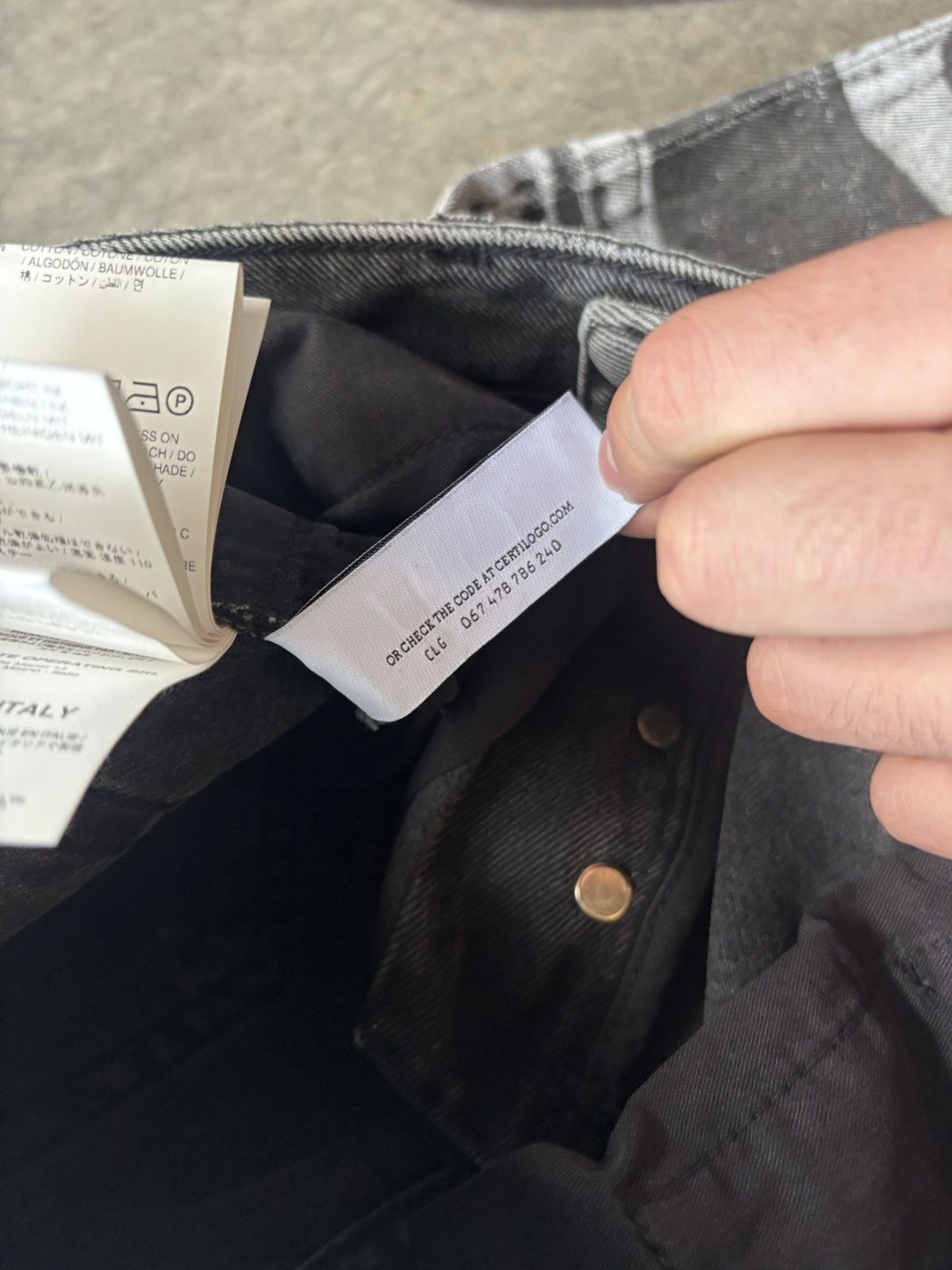 Off-White Off White X Pablo Tomek Straight Painted Jeans Size US 32 / EU 48 - 12 Thumbnail