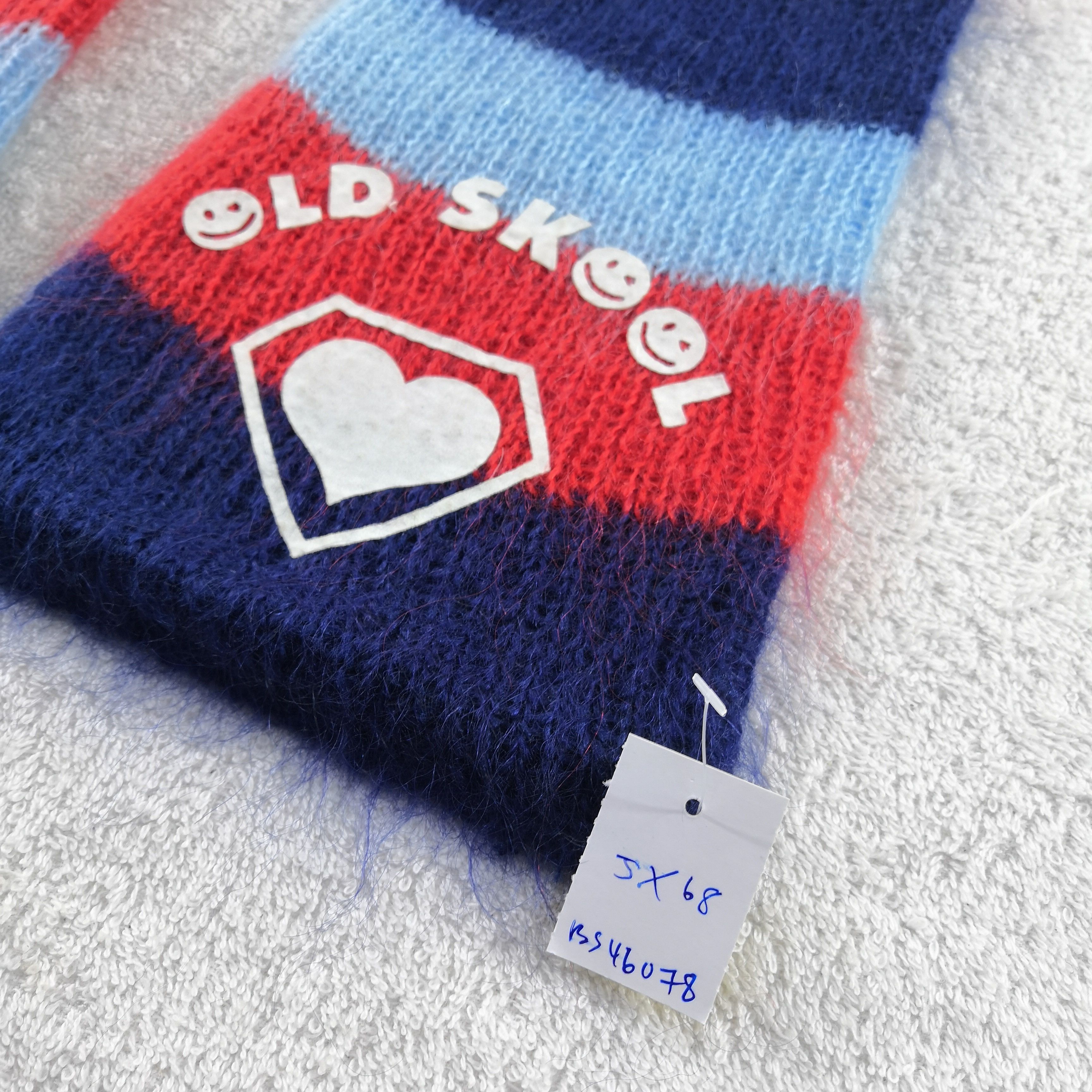 Japanese Brand Vintage Super Lover Scarf Muffler Japanese Wool Scarves . Size ONE SIZE - 4 Thumbnail