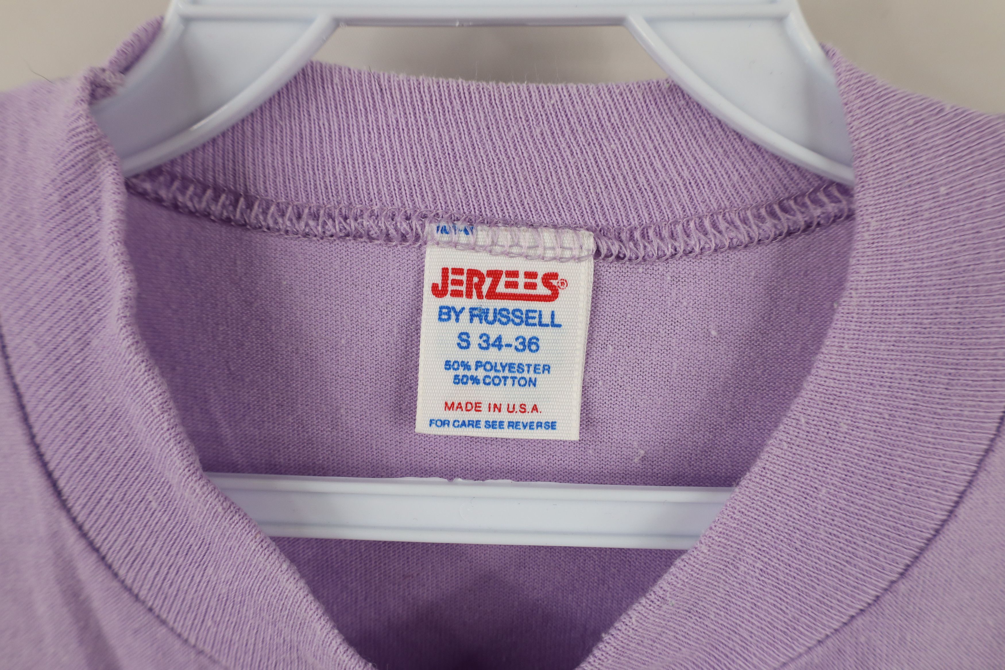 Russell Athletic × Vintage Vintage 80s Russell Athletic Michigan Windsail T-Shirt USA Size S / US 4 / IT 40 - 9 Thumbnail