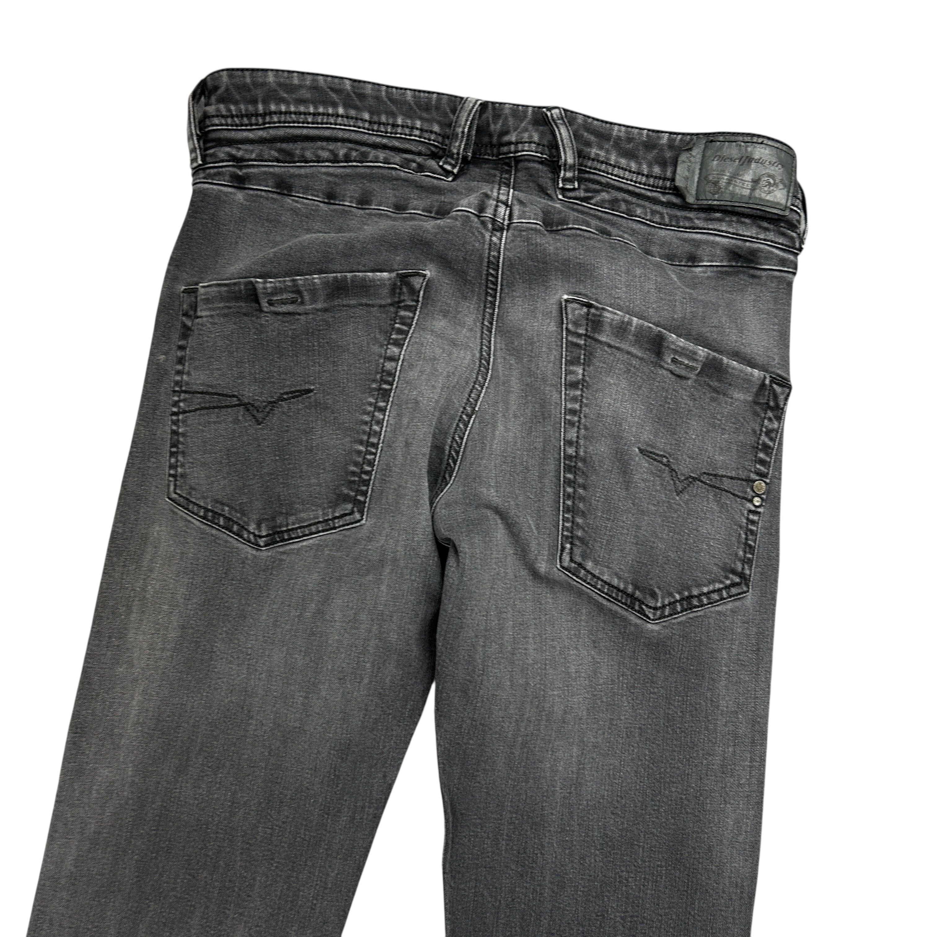 Diesel Diesel Belther R Gray Stretch Slim Skinny Jeans W31L32 Size US 31 - 4 Thumbnail
