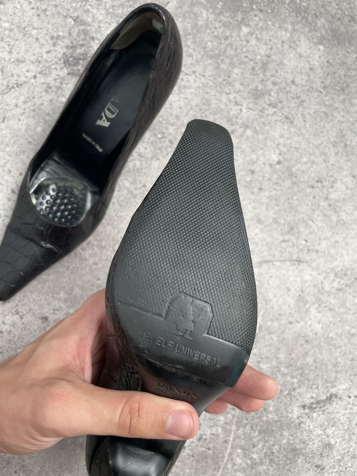 Prada Women’s Prada Leather Heels Size US 6.5 / IT 36.5 - 12 Thumbnail