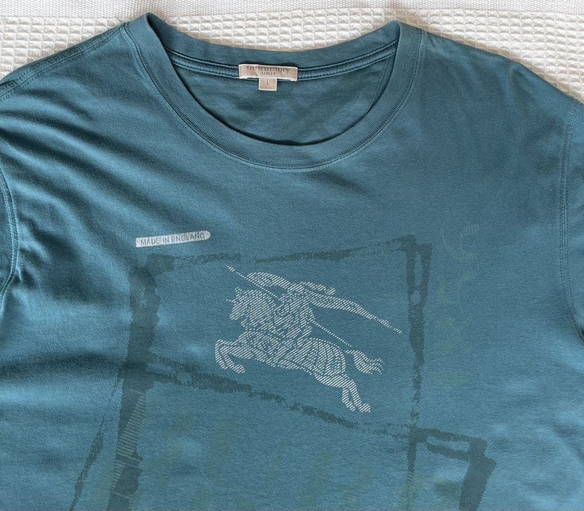 Burberry 💢BURBERRY💢Big Logo Horseferry House Tshirt Size US L / EU 52-54 / 3 - 5 Thumbnail