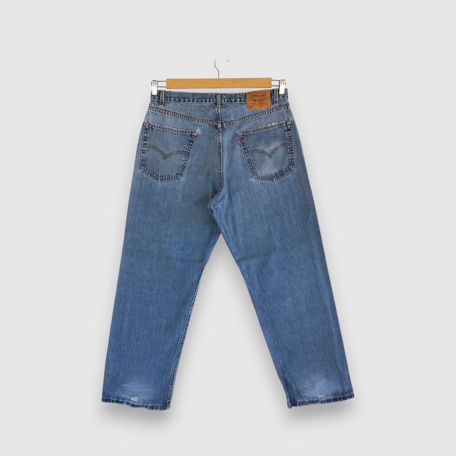 Levi's Vintage Distressed Levis Baggy Jeans Faded Levi's 569 Denim Size US 34 / EU 50 - 2 Thumbnail
