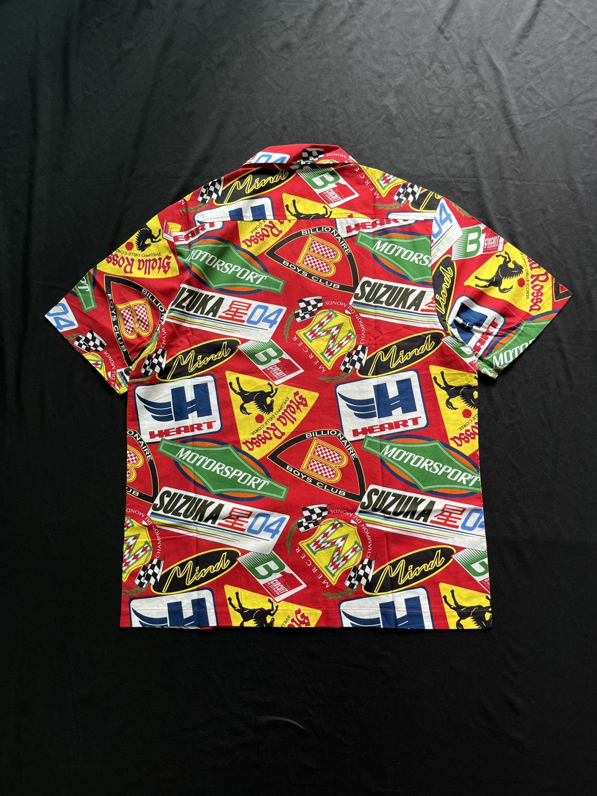 Billionaire Boys Club Rare Billionaire Boys Club BBC Testarossa S/S Woven Shirt L Size US L / EU 52-54 / 3 - 7 Thumbnail