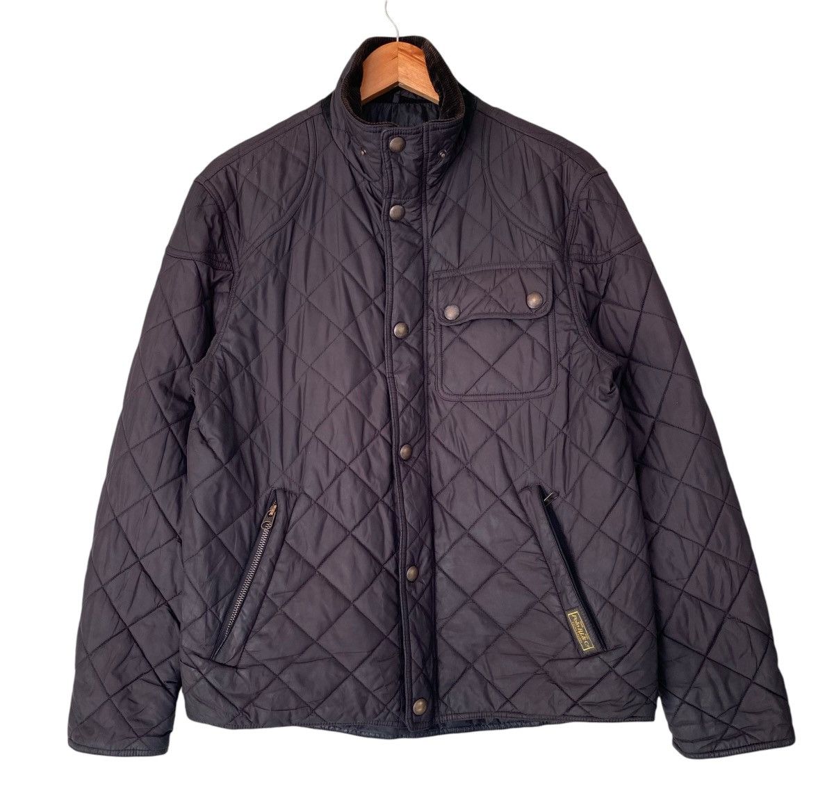 Polo Ralph Lauren Rare POLO RALPH LAURENT Quilted Zipper Jacket (L) Size US L / EU 52-54 / 3 - 1 Thumbnail