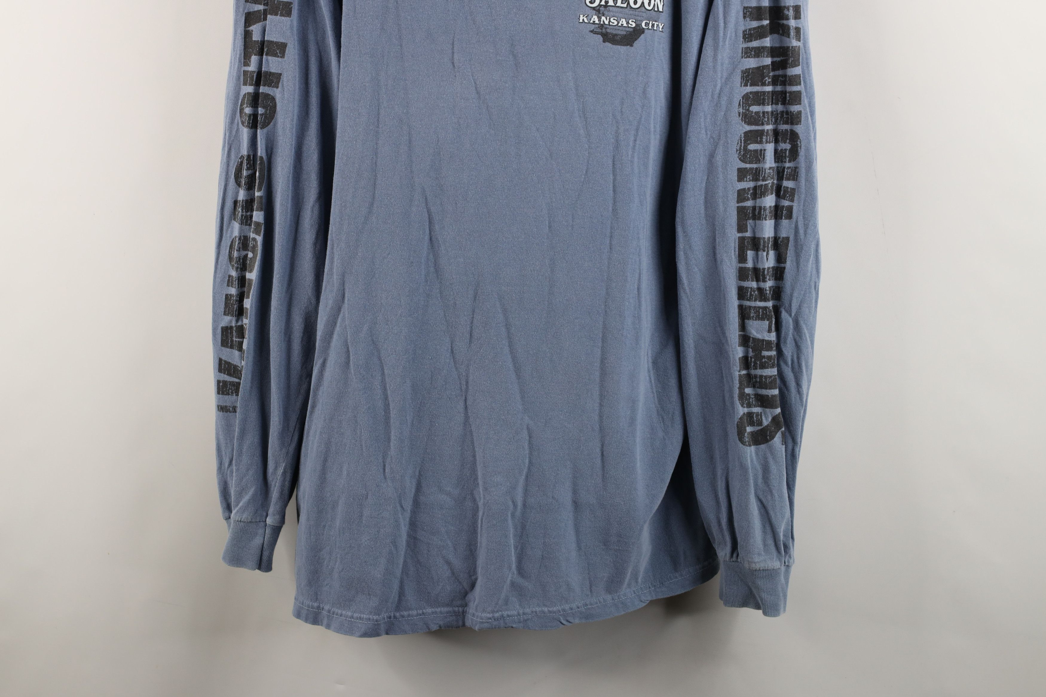 Vintage Vintage Knuckleheads Motorcycle Up Girl Long Sleeve Shirt Size US XL / EU 56 / 4 - 3 Thumbnail